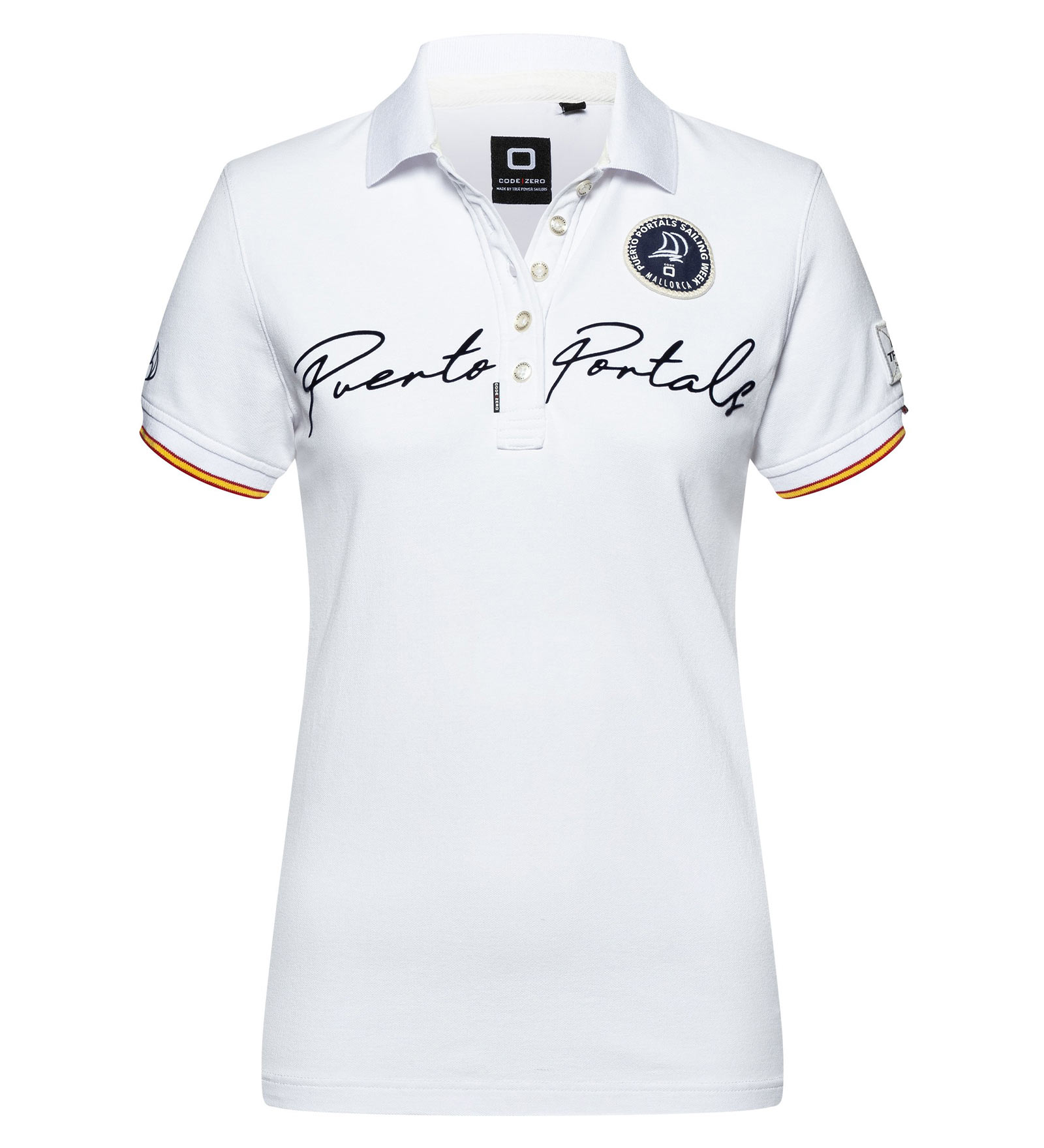 Toeval shit boom Polo Shirt Women Capitania XS White | Puerto Portals Online Shop