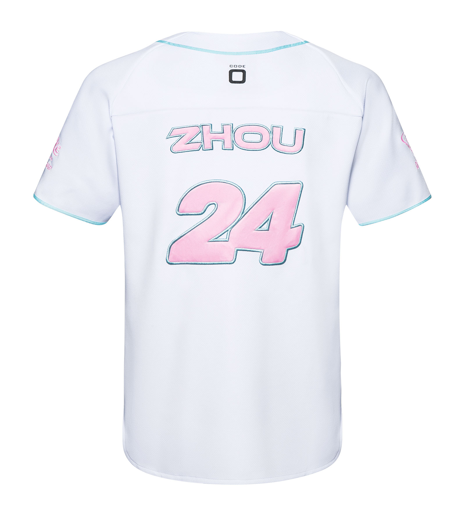 Chemise de baseball Blanc pour Hommes 