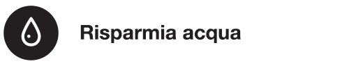 Risparmia acqua