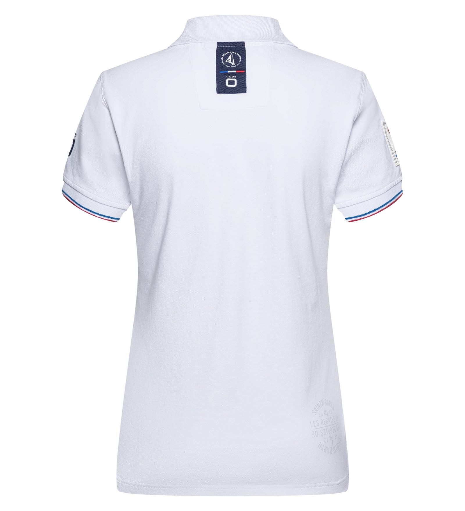 Polo stretch Blanc pour Femmes 