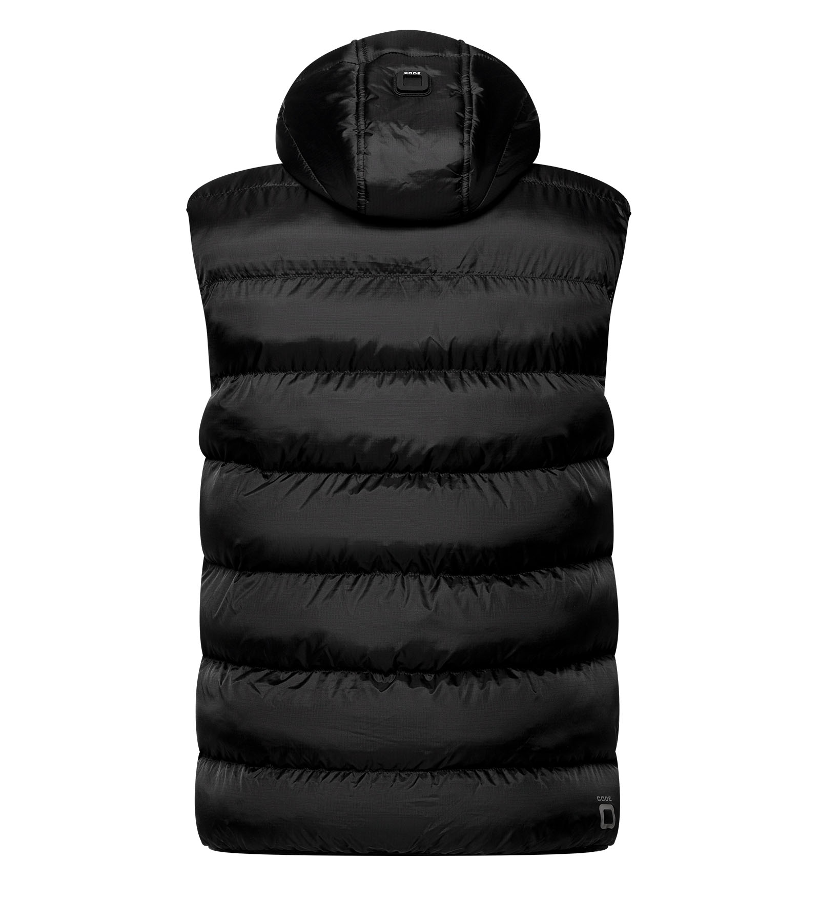 Quilted Vest Noir pour Hommes 