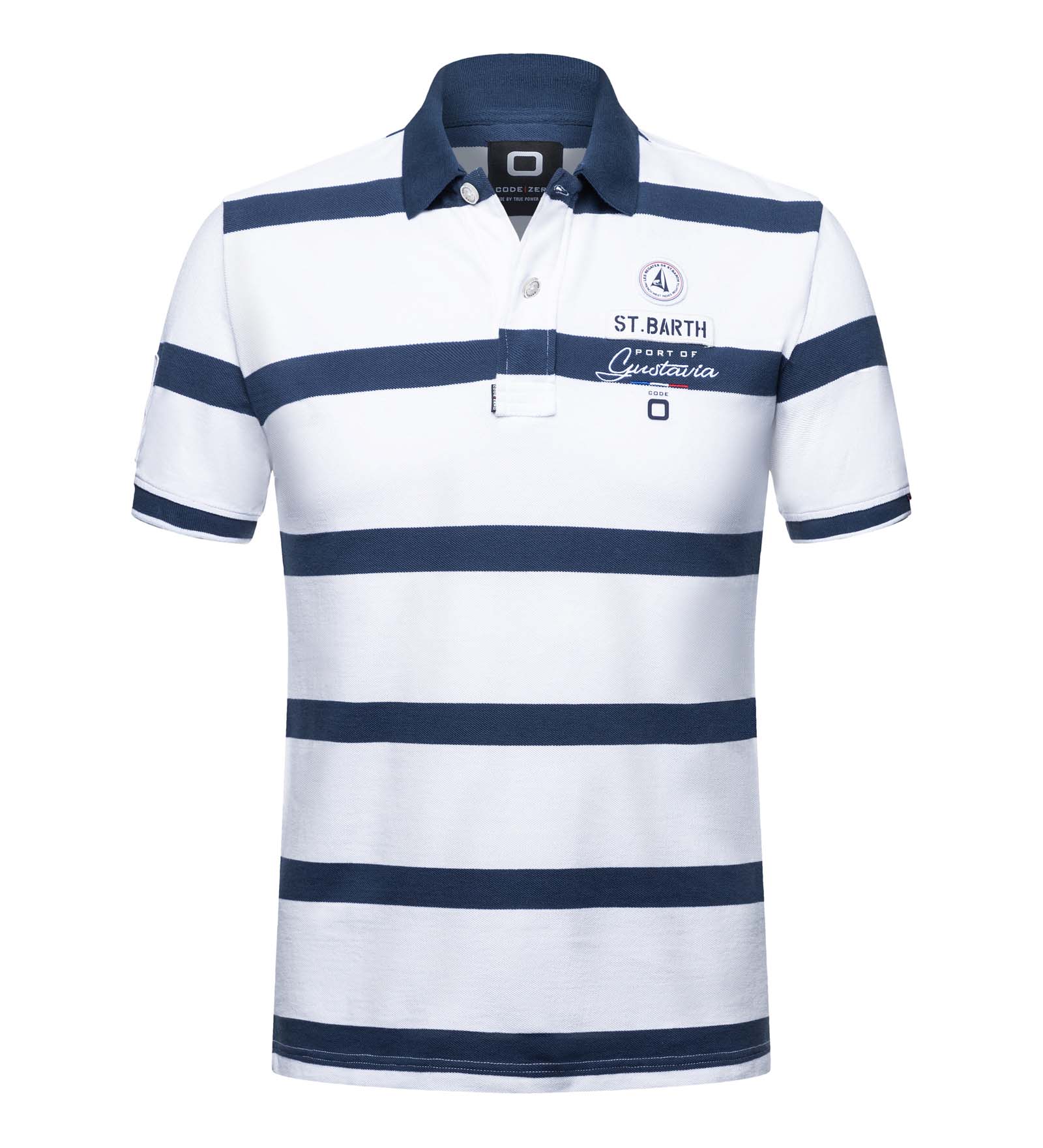 Polo Heren Port de Gustavia St. Barth Polo Shirt white