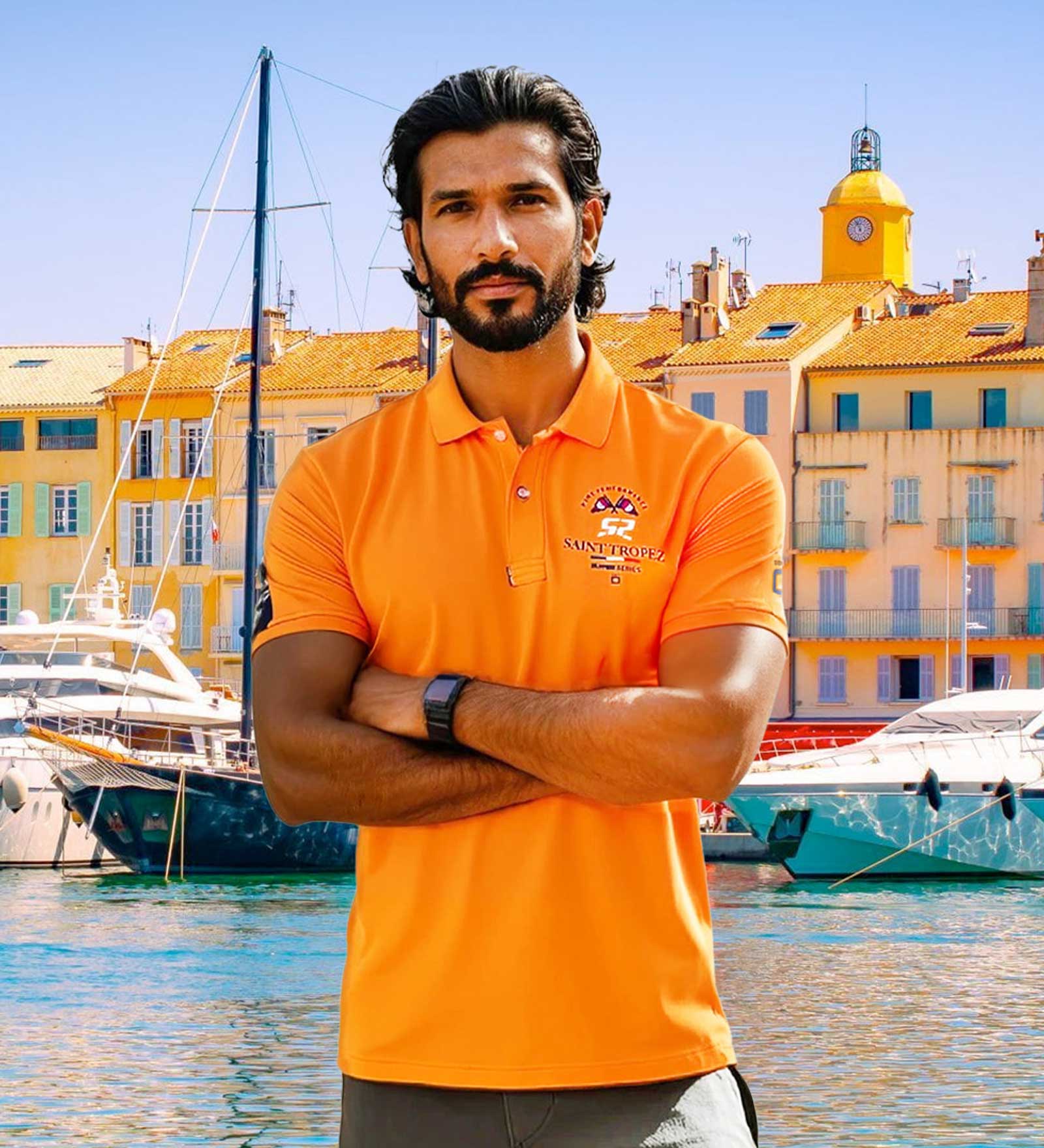 Cotton Polo Orange for Men Cotton Polo Orange for Men