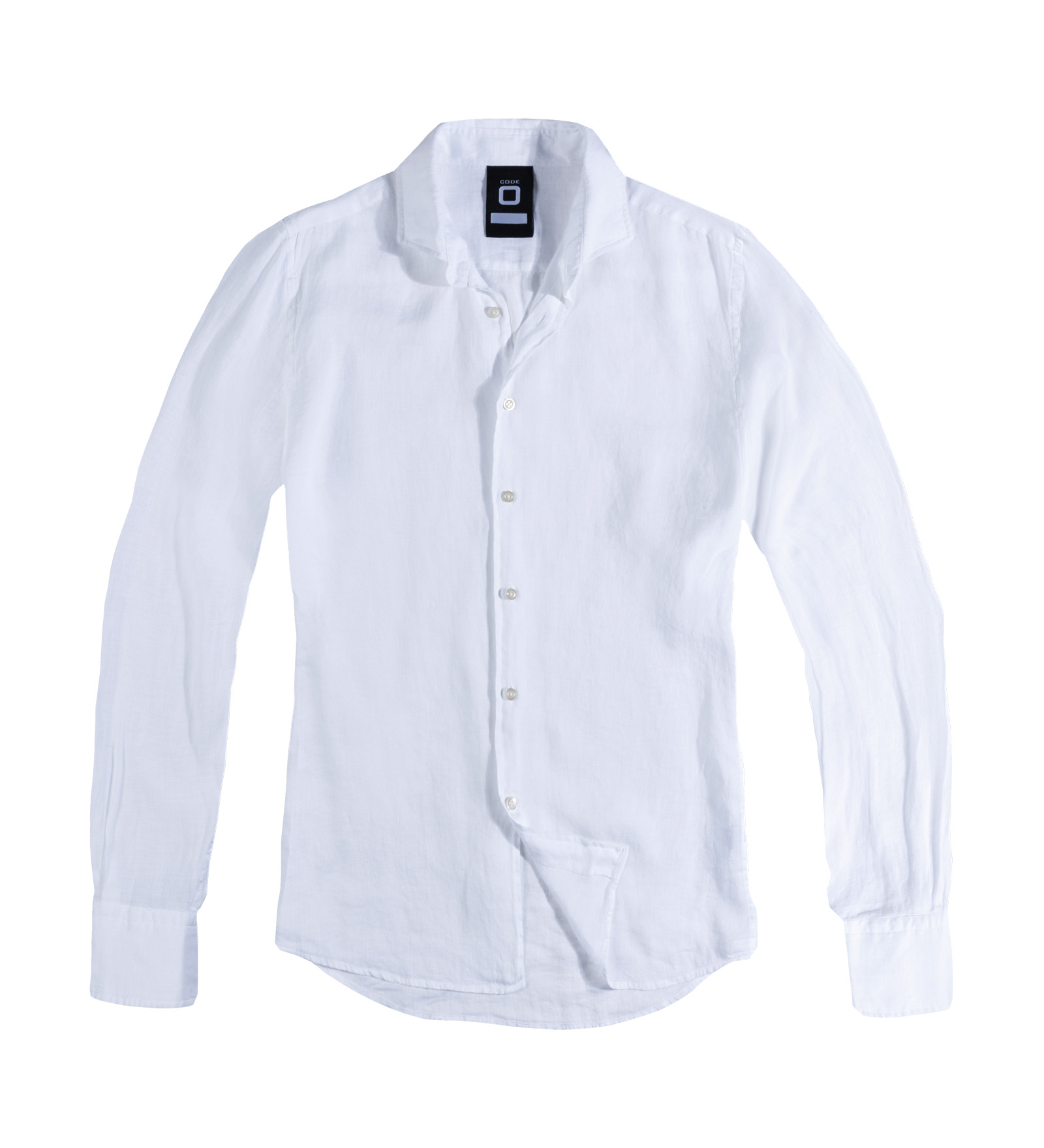 Linen Shirt White for Men 