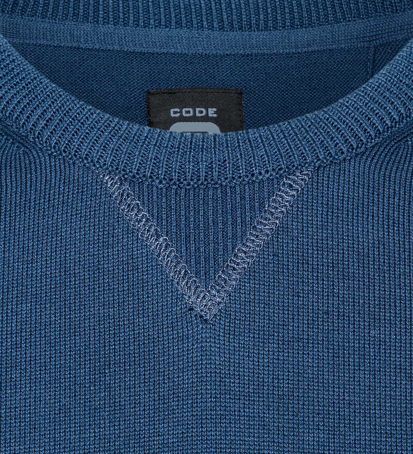 Pull à col rond Marine pour Hommes 