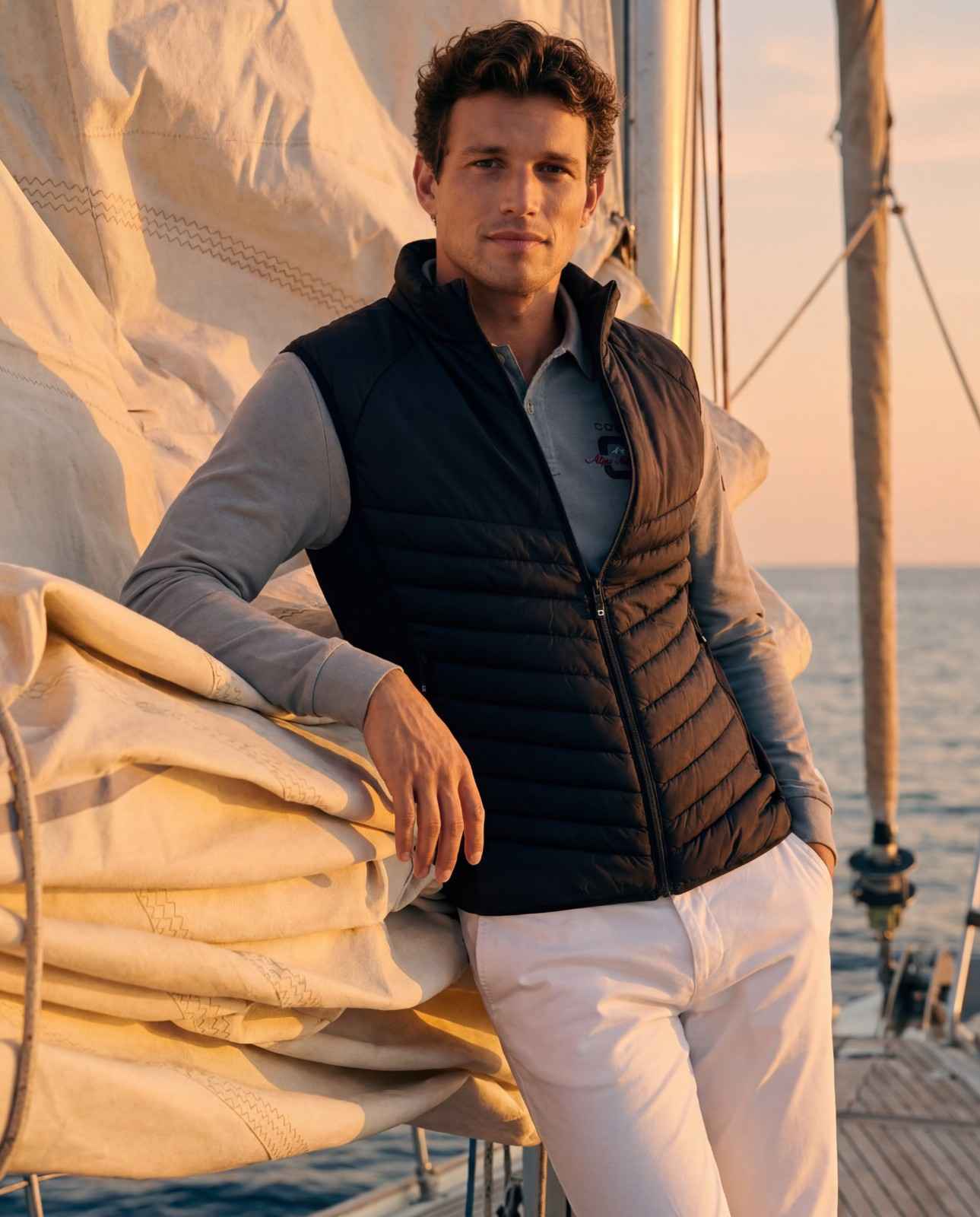 Softshellweste Schwarz für Herren