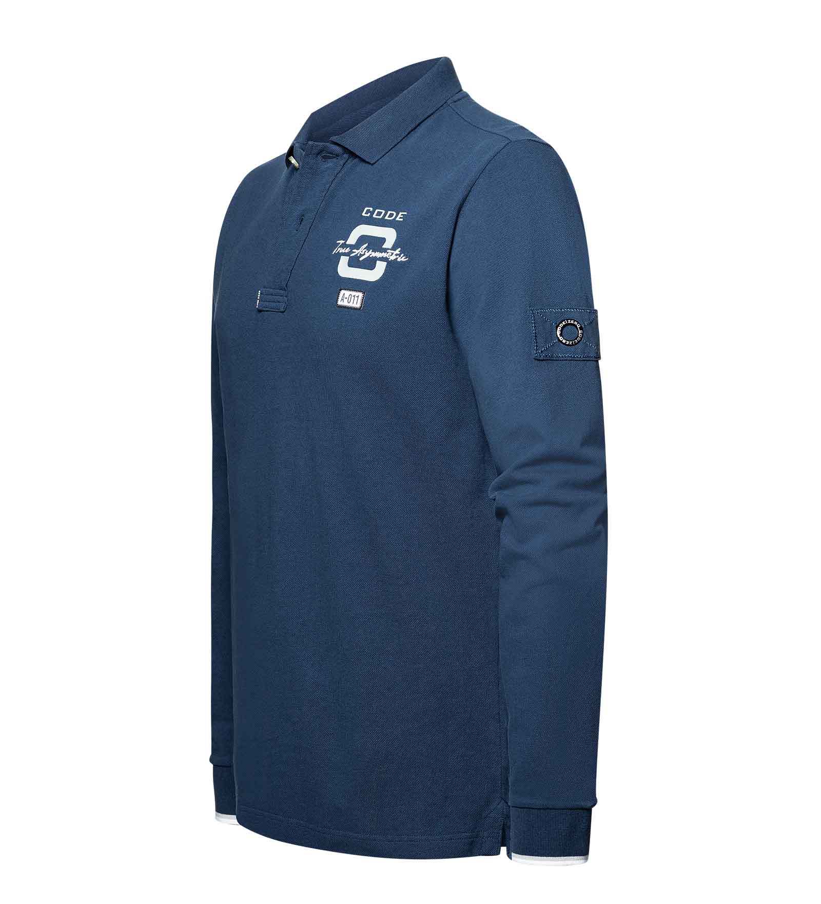 Long Sleeve Polo Heren Signal XL Navy | CODE-ZERO Webshop