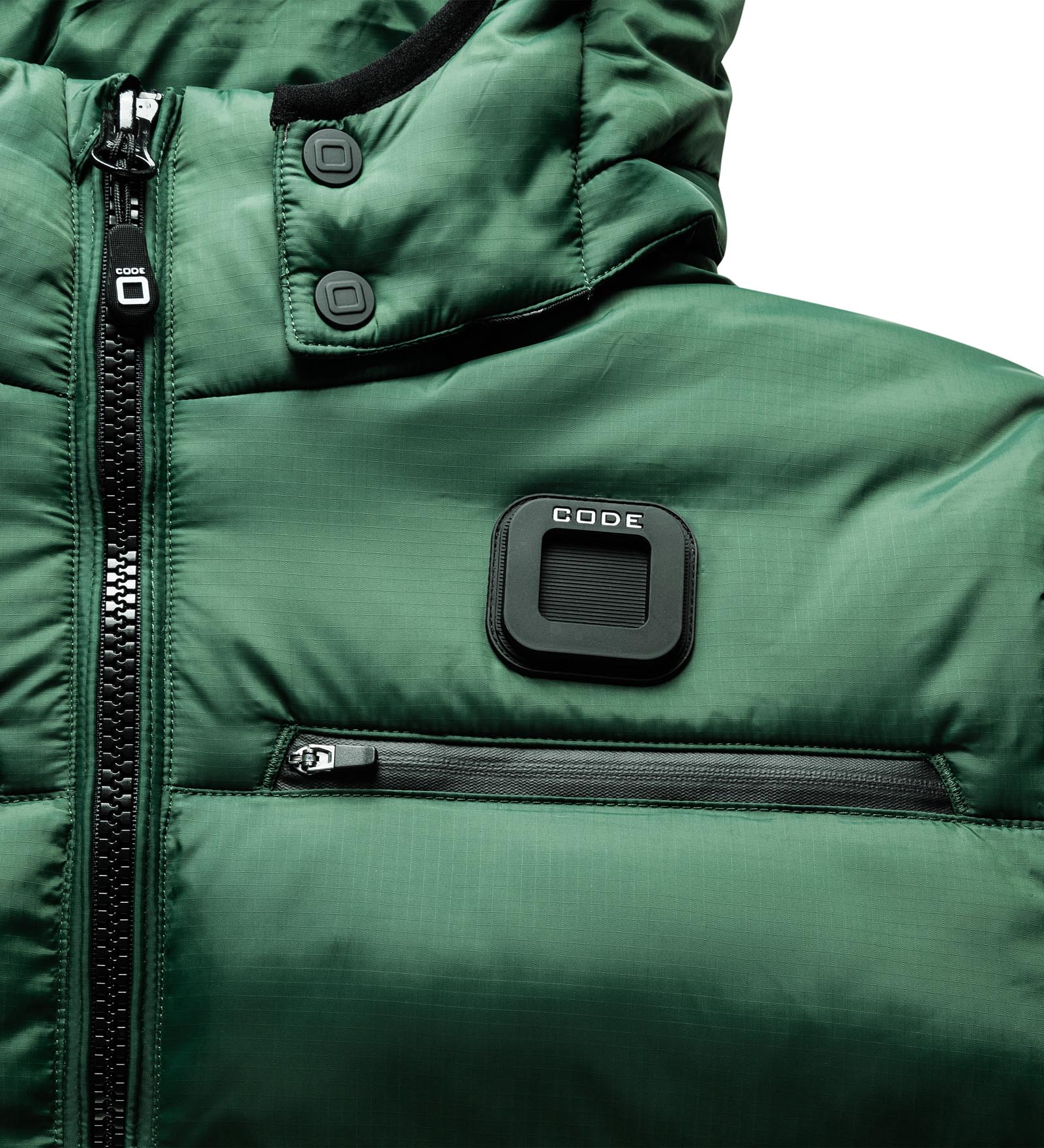 Winter Jacket Green for Men 