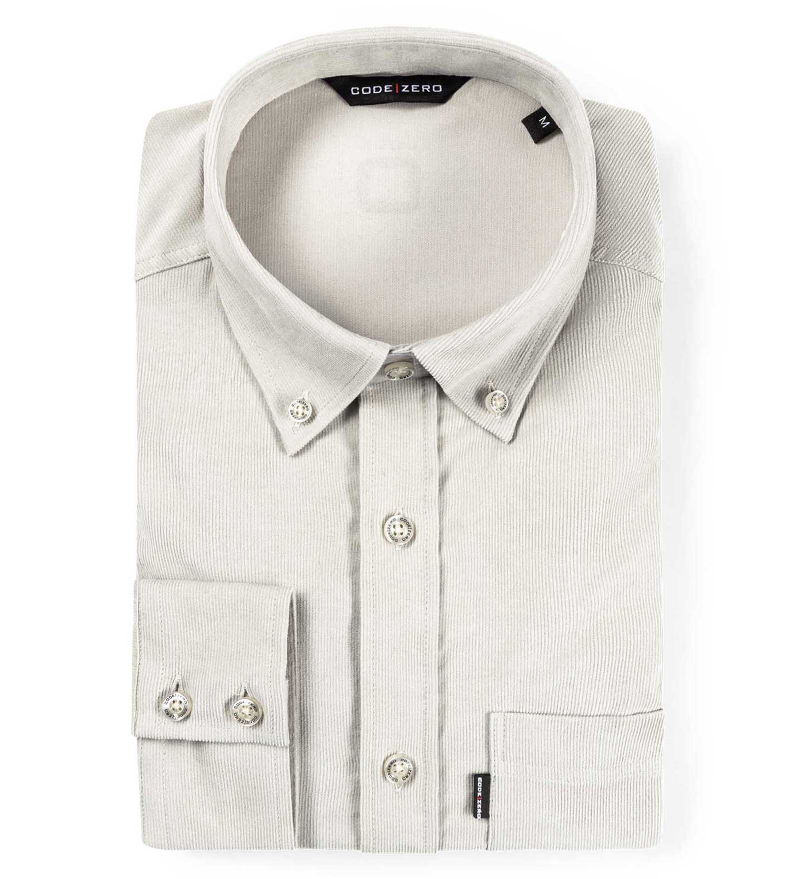 Corduroy Shirt Men Rib