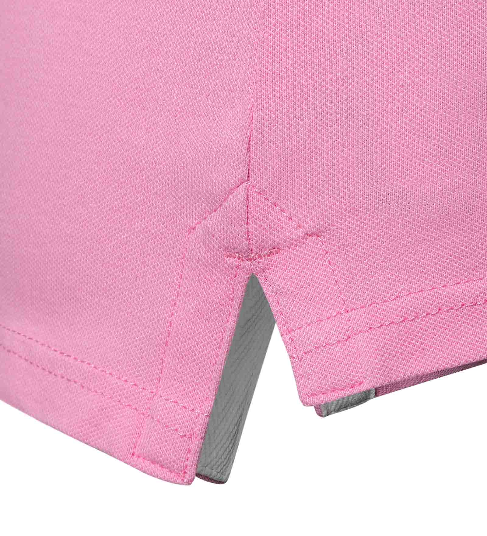 Stretch Polo Shirt Pink for Women 