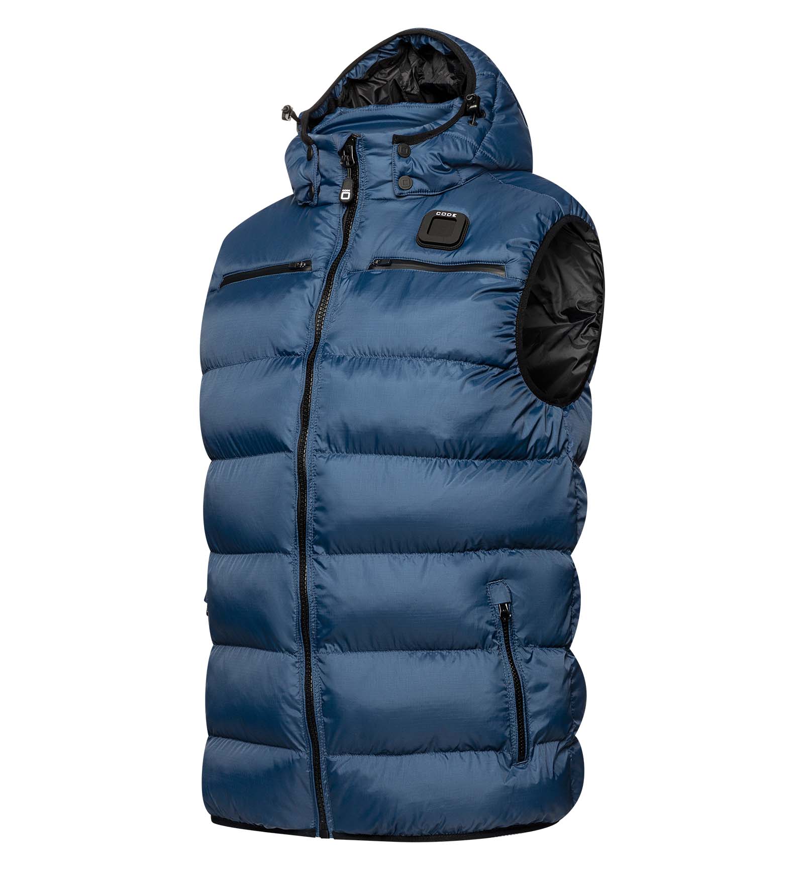 Quilted Vest Navy Blue for Men 