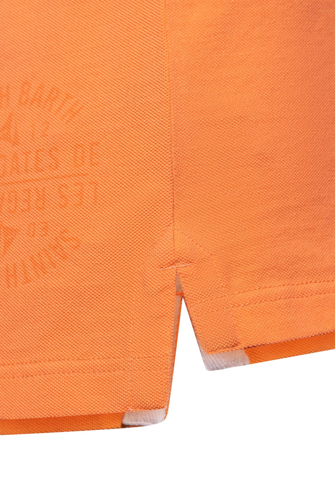 Cotton Polo Shirt Orange for Men 