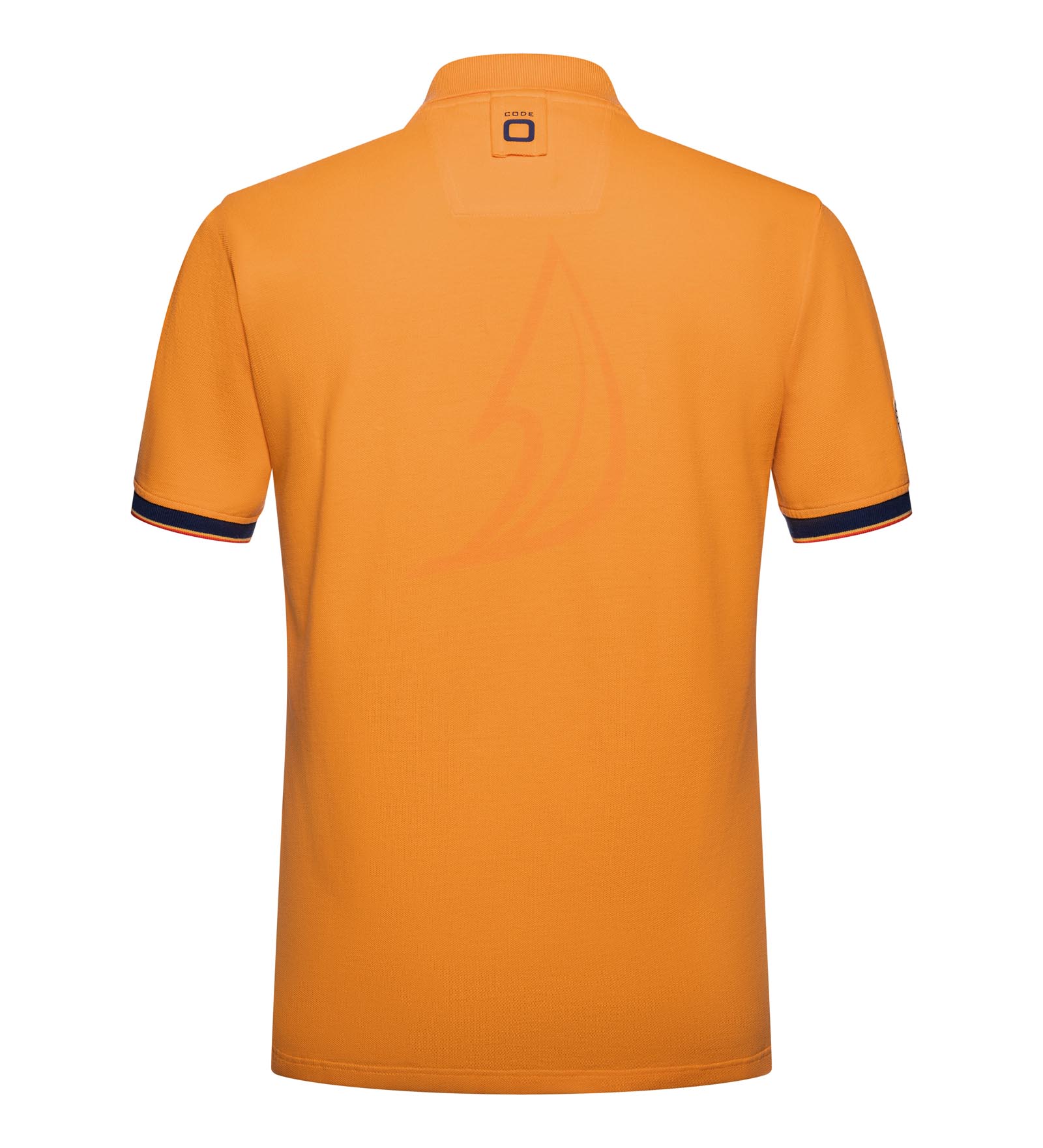 Cotton Polo Shirt Orange for Men 