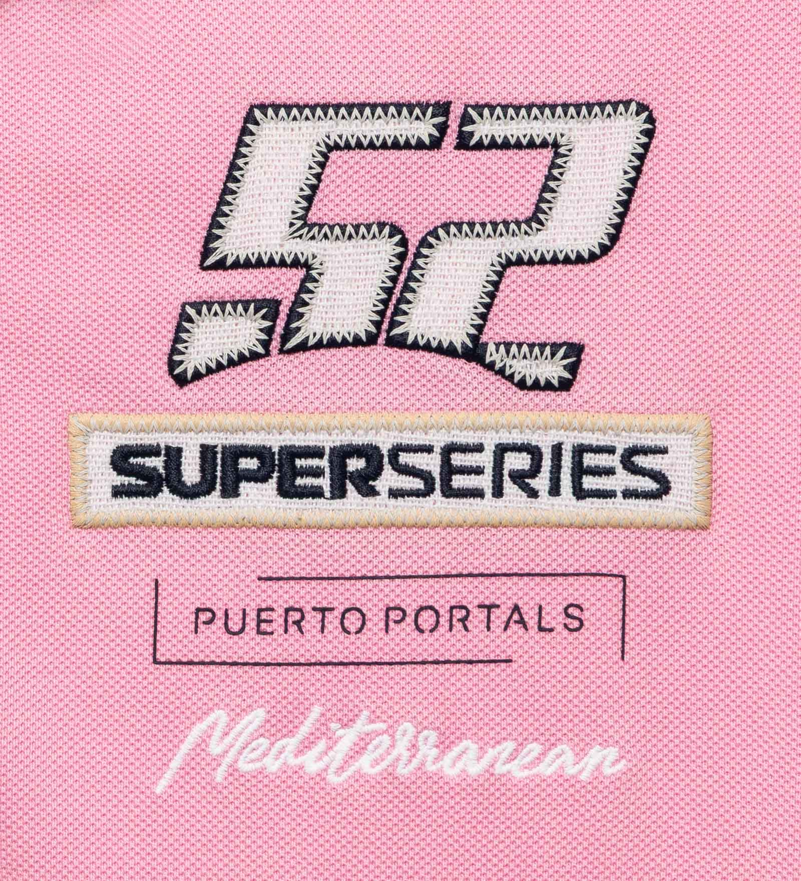 Cotton Polo Pink for Men 