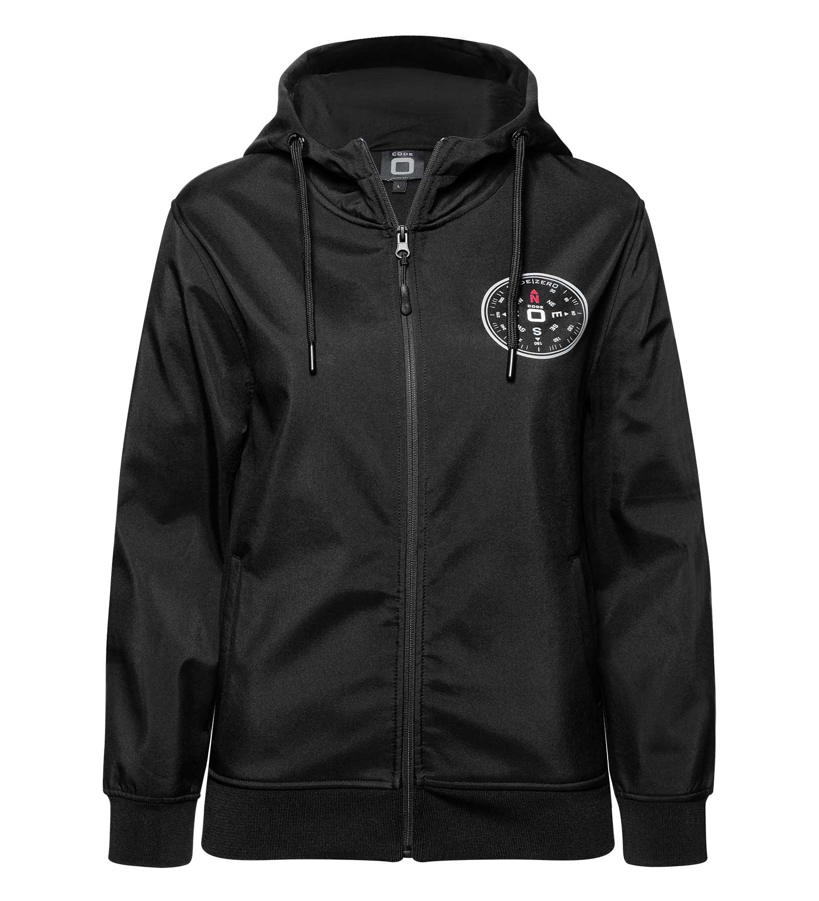 Softshell Hoodie met rits Dames Compass Softshell Hoodie met rits Dames Compass