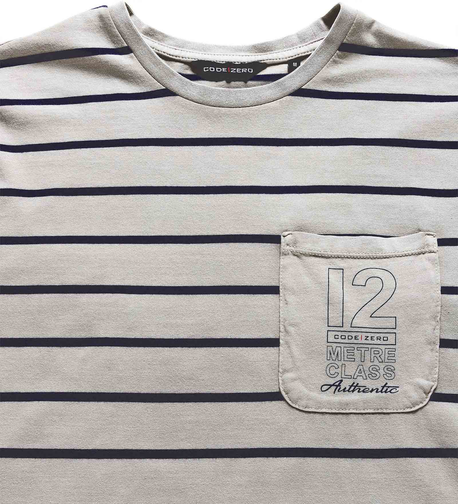 T-Shirt Herren 12M Waterline Stripe