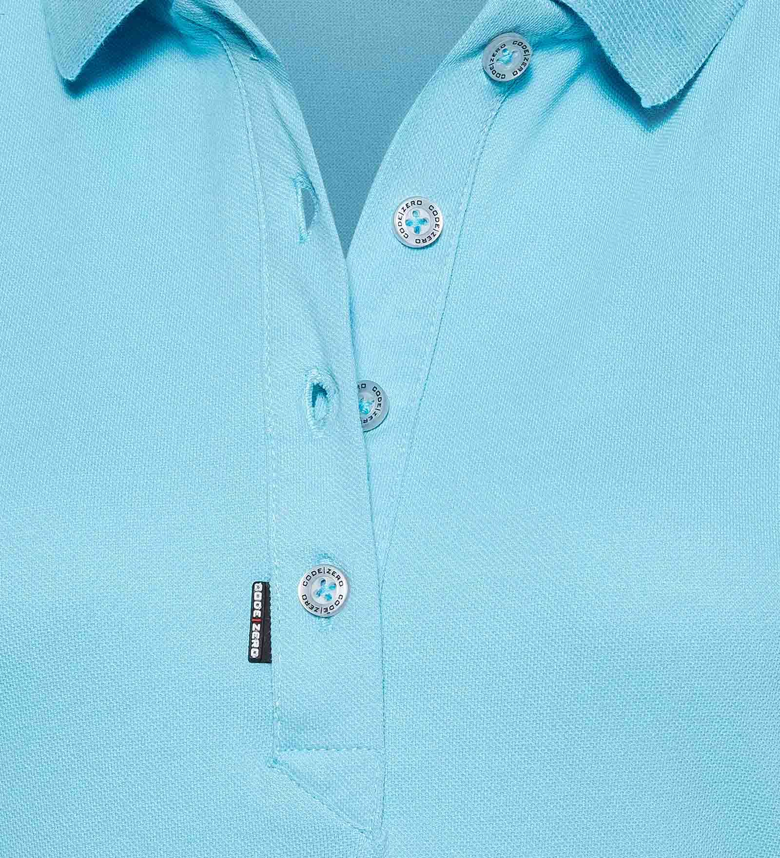 Cotton Polo Shirt Blue for Women 
