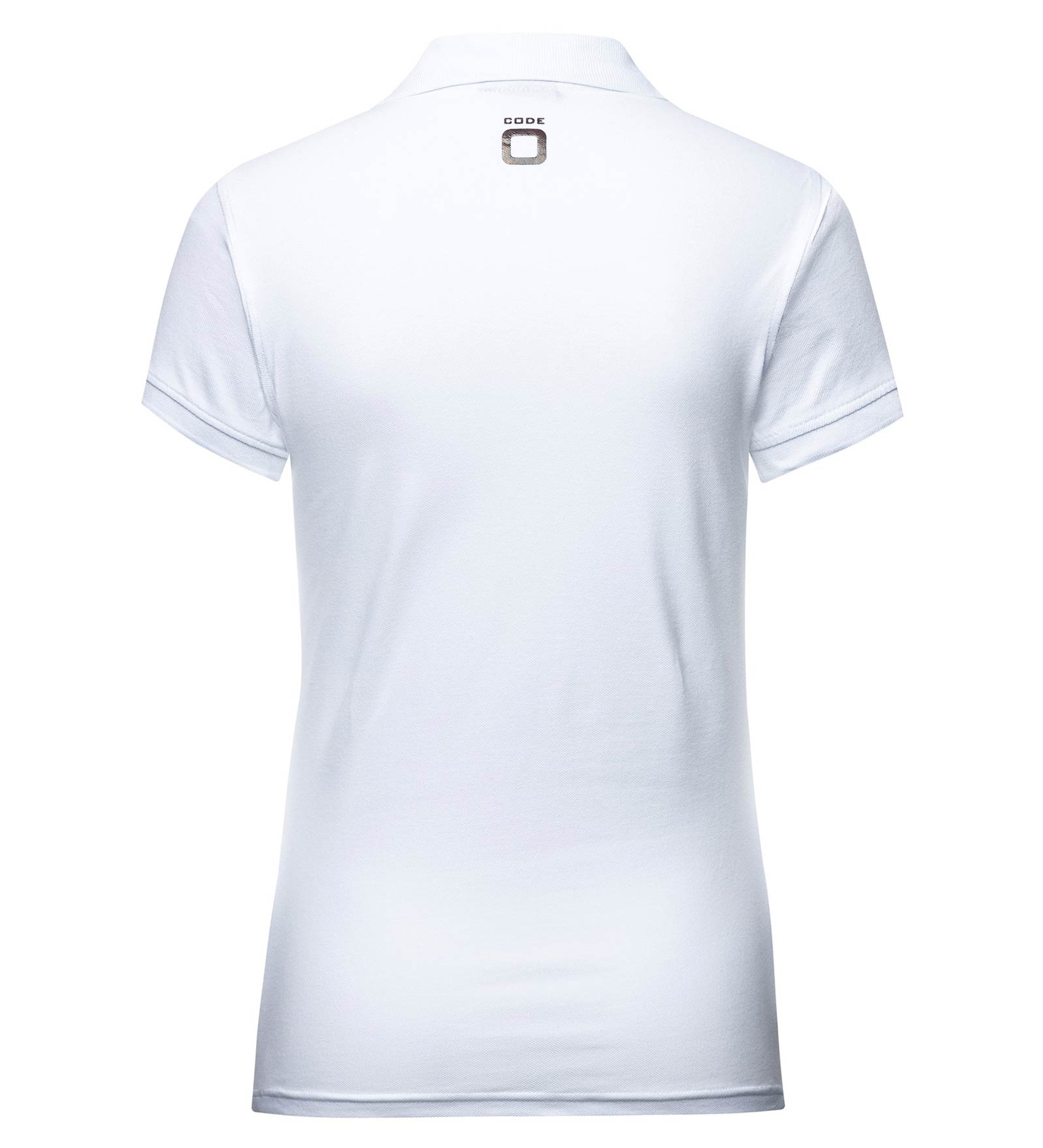 Polo stretch Blanc pour Femmes 