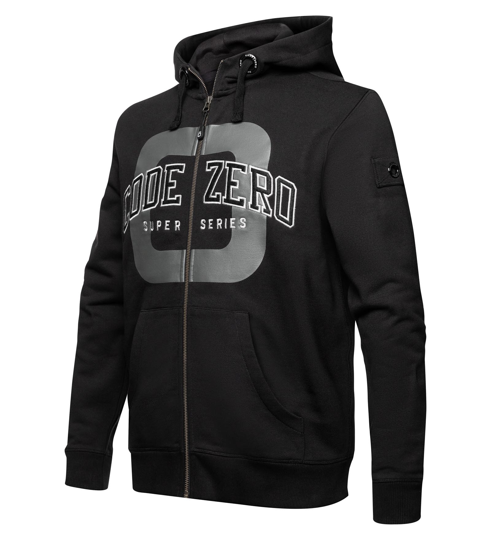 Sudadera con cremallera Negro para Hombre 