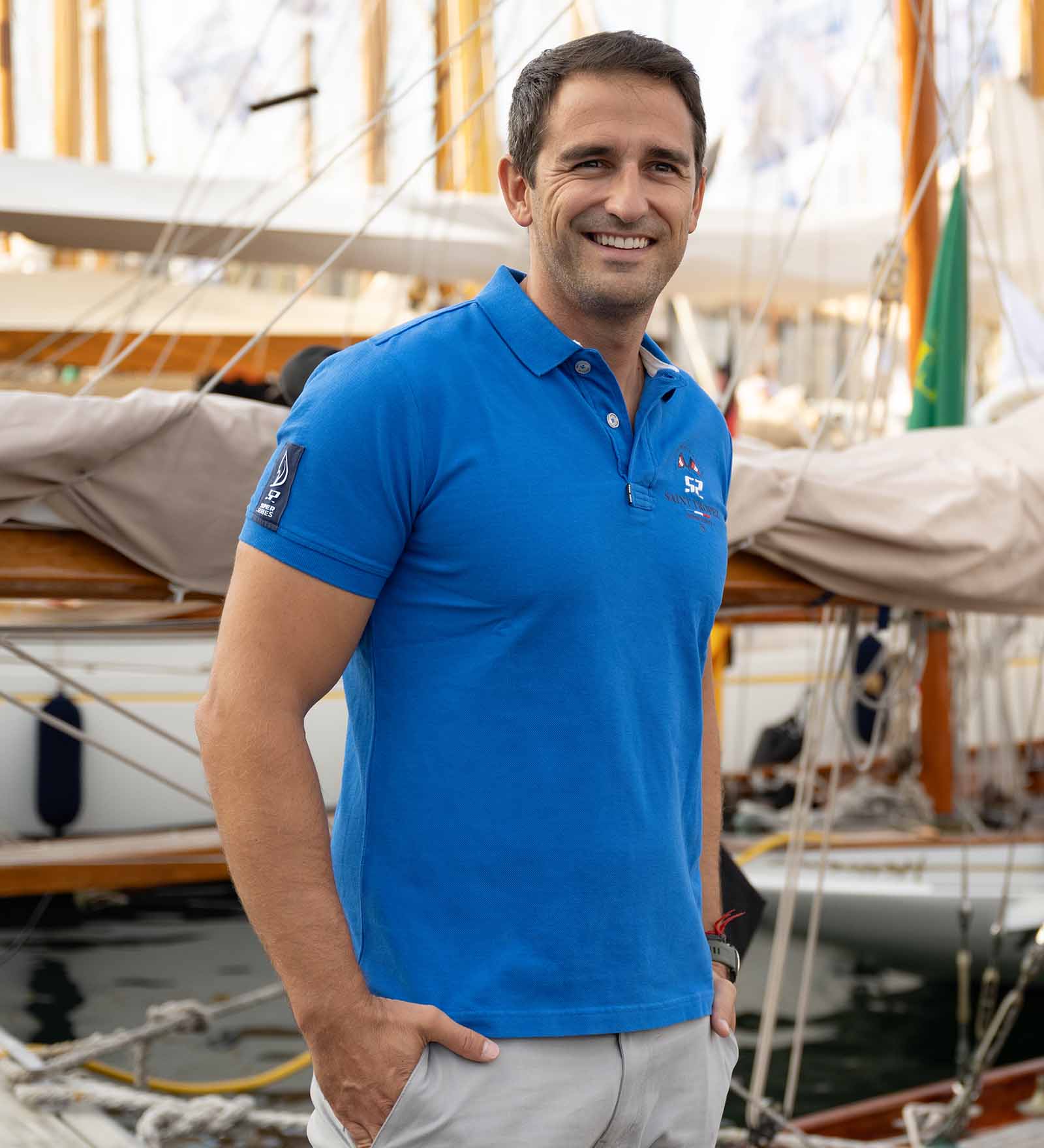Cotton Polo Blue for Men Cotton Polo Blue for Men