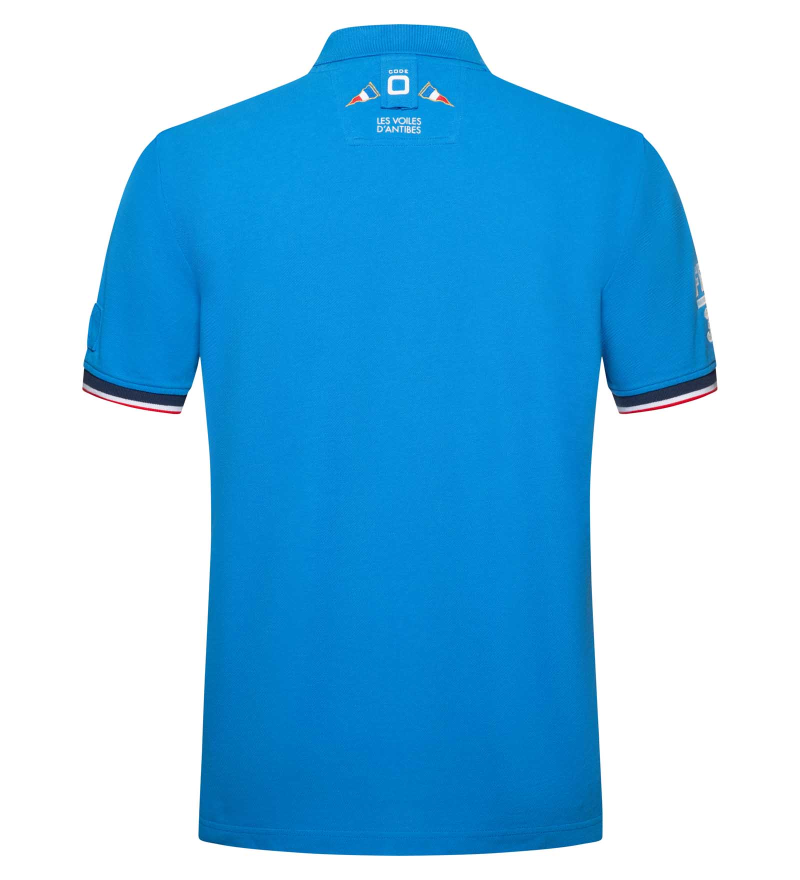 Baumwollpolo Blau für Herren 