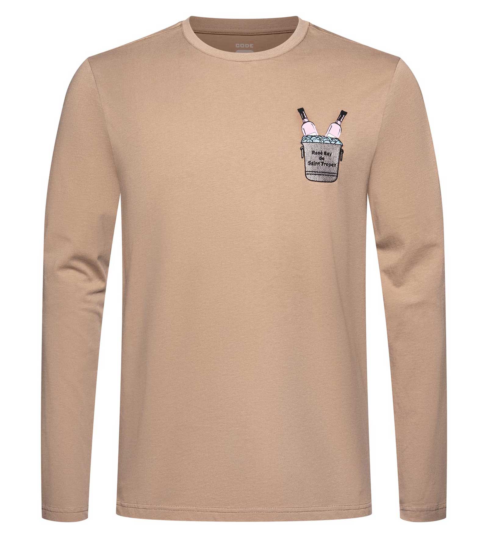 Langarmshirt Herren Rosé all Day Langarmshirt Herren Rosé all Day
