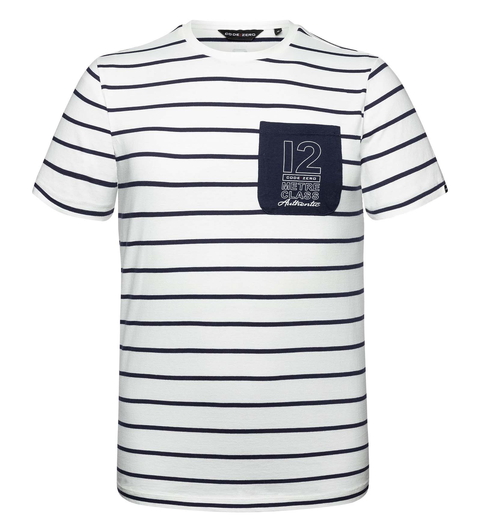 T-Shirt Heren 12M Waterline Stripe