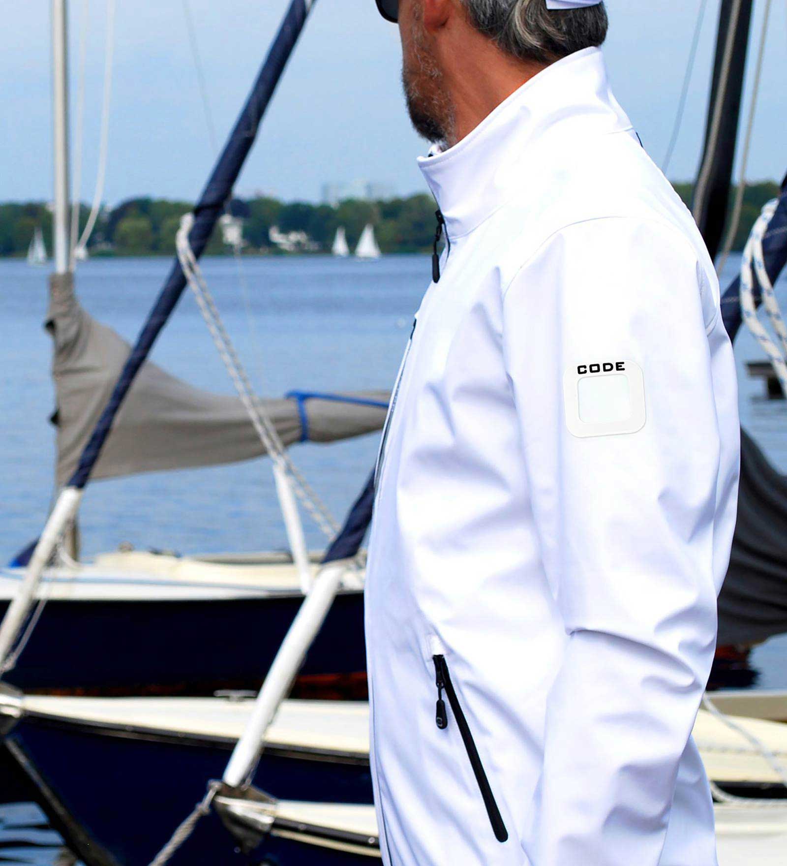 Soft Shell Jacket White for Men 