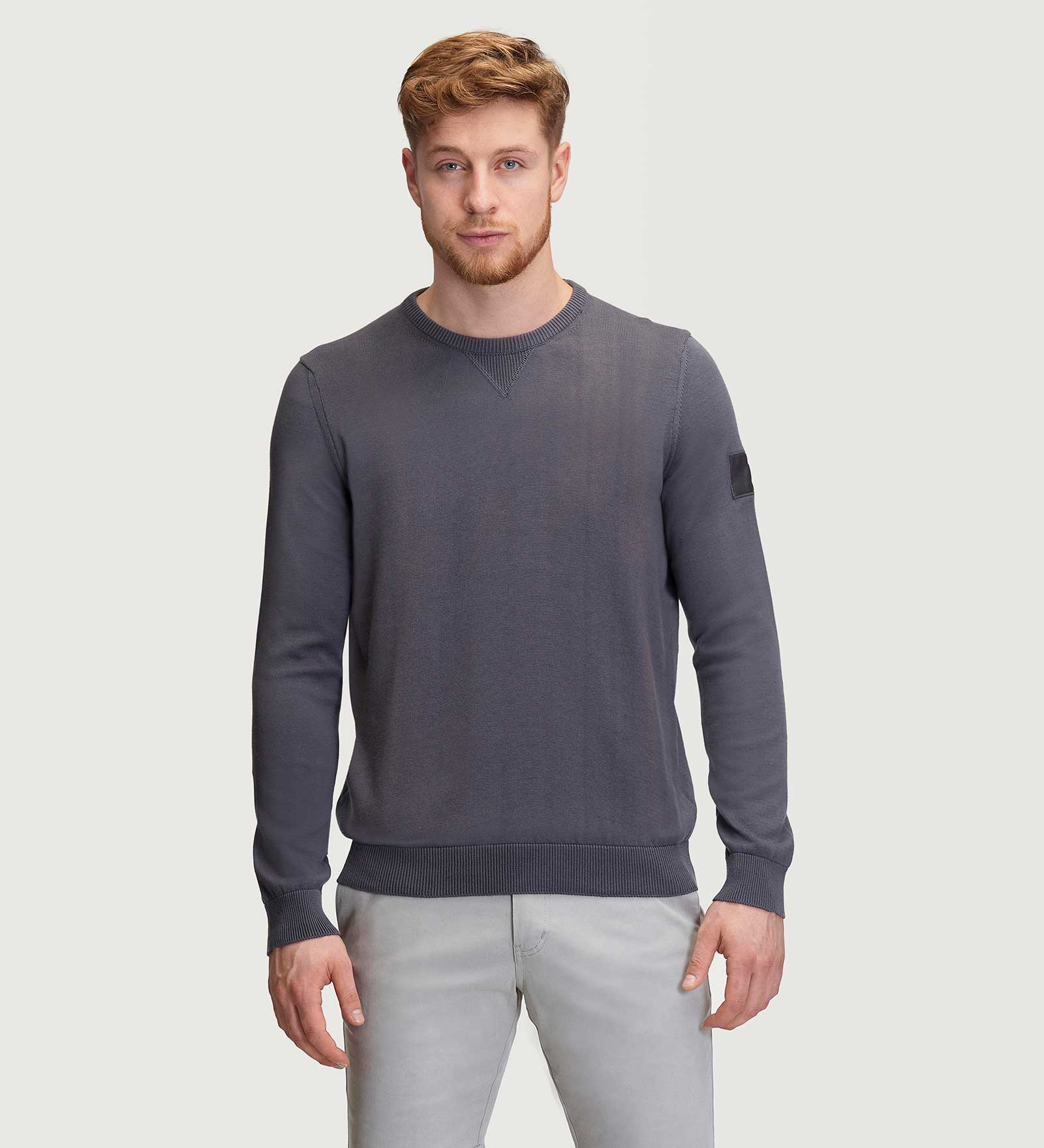 Crewneck Sweater Grijs voor Heren 