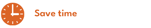 Save time Save time