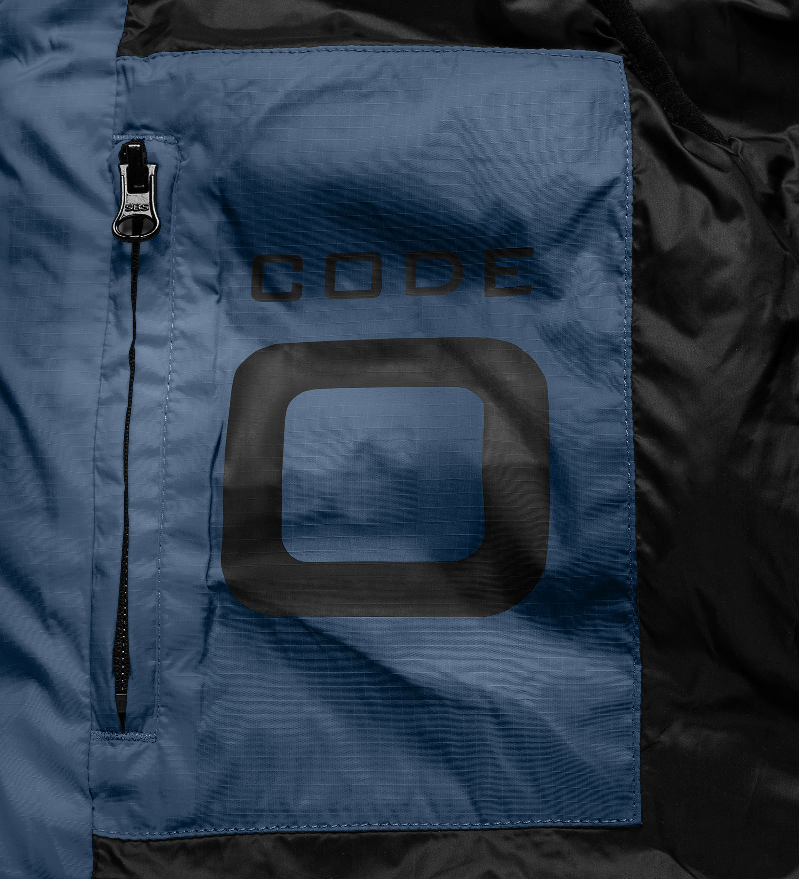 Quilted Vest Navy Blue for Men