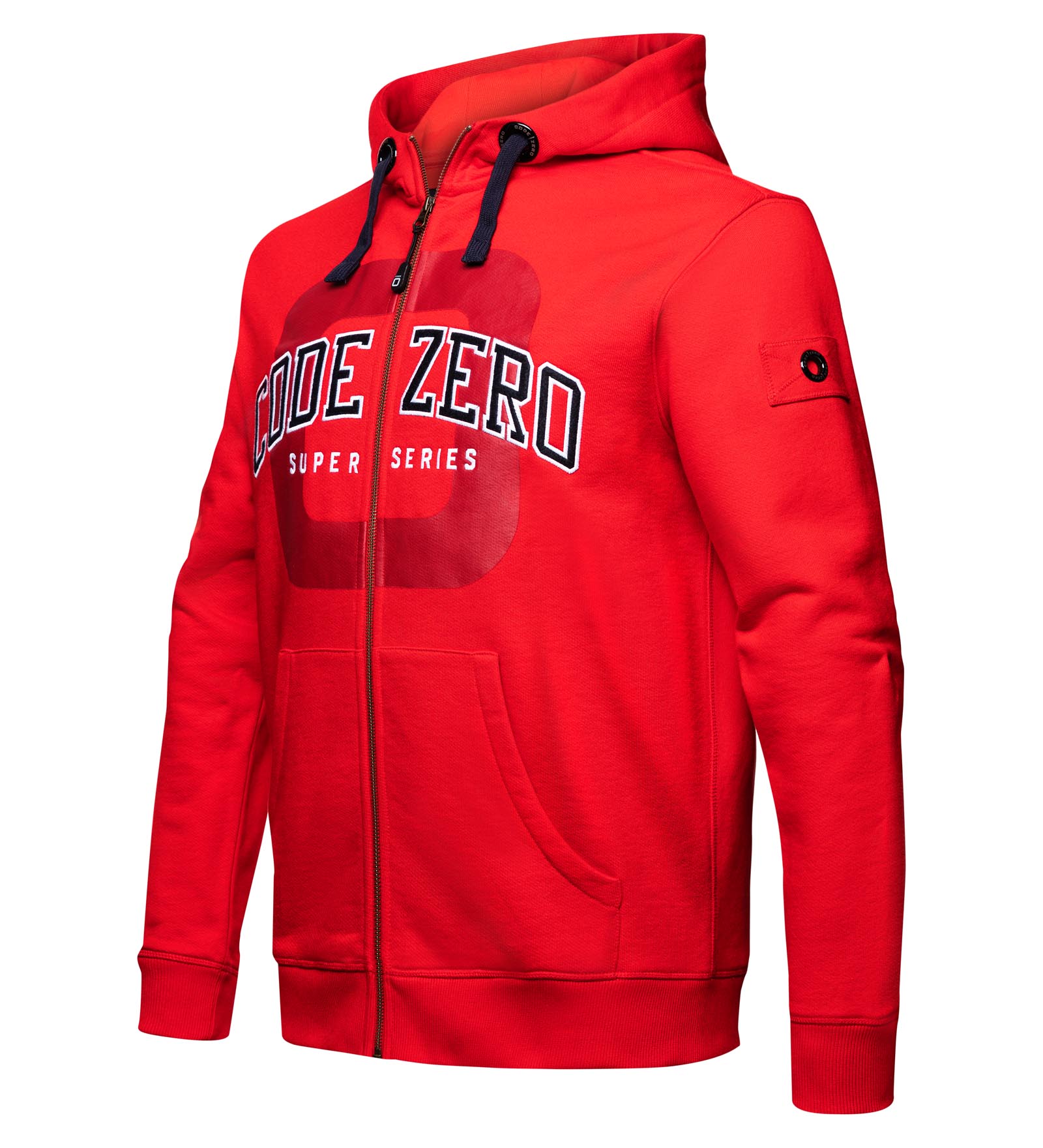 Sudadera con cremallera Rojo para Hombre 