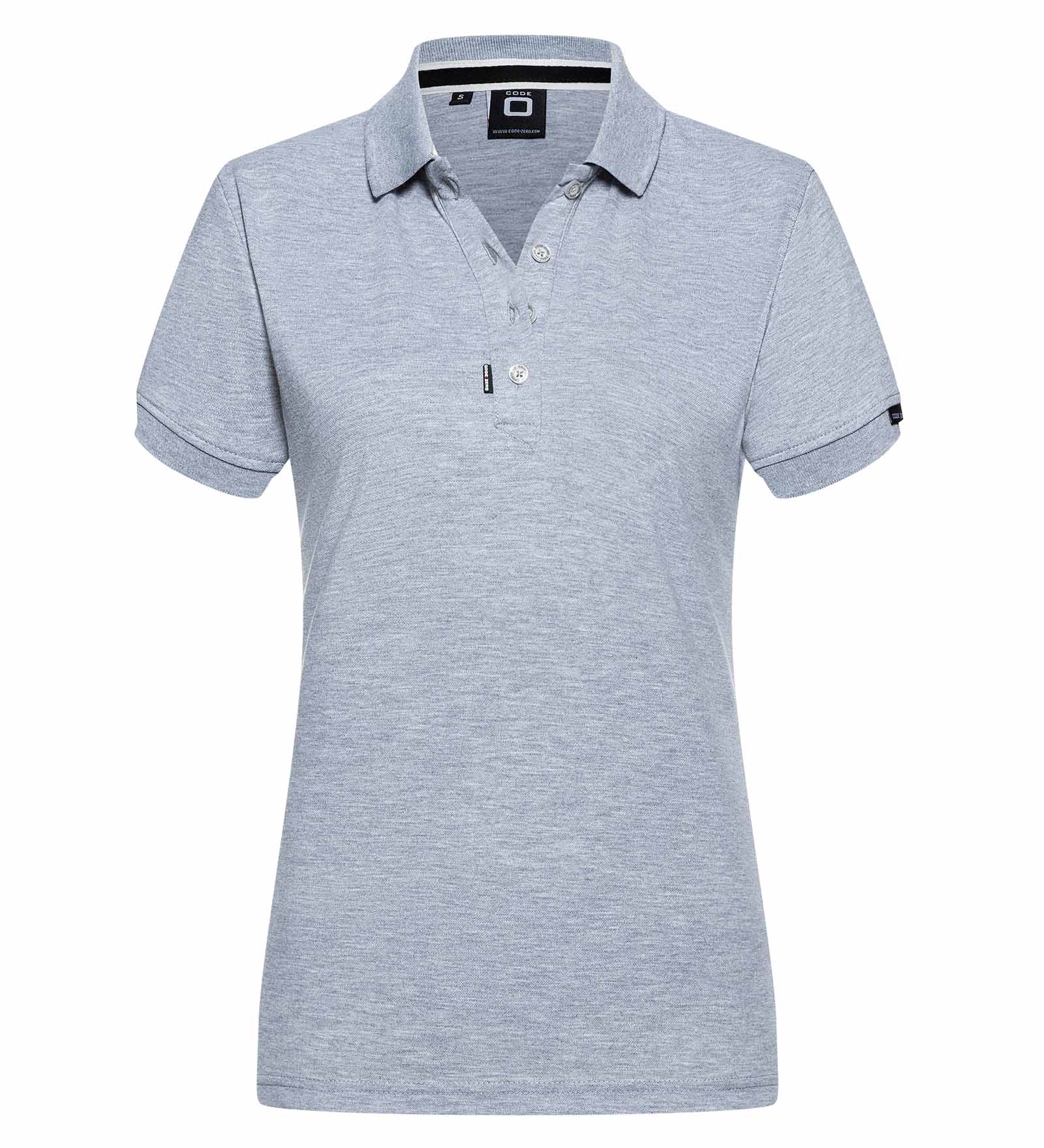 Polo in puro cotone Grigio da Donna 