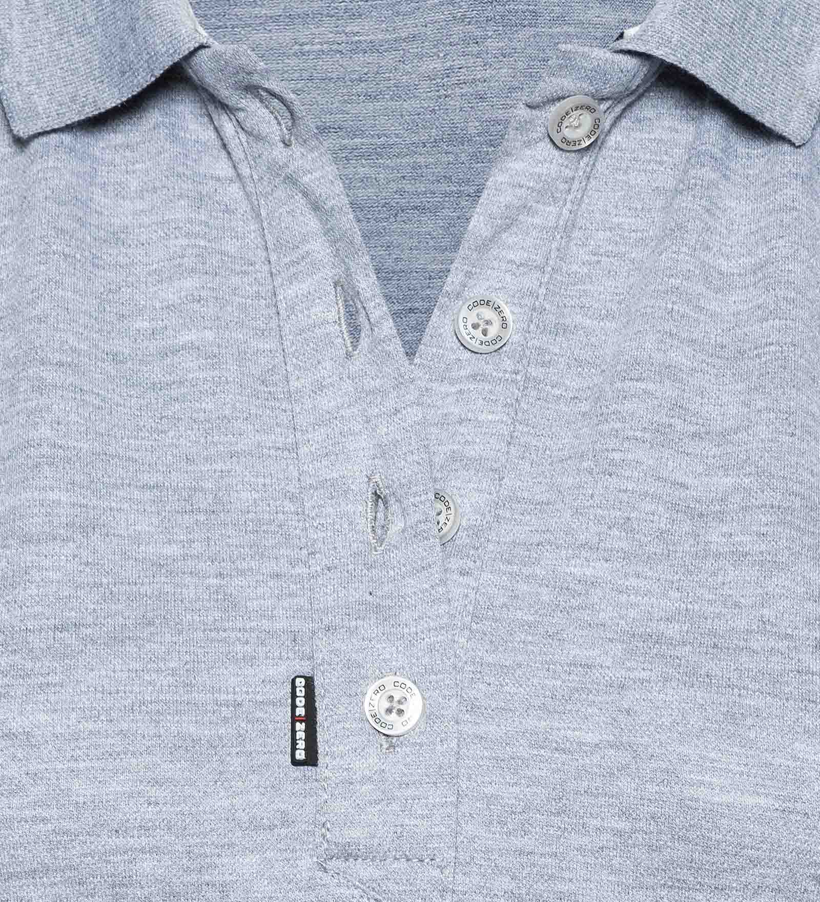 Polo coton Gris pour Femmes 