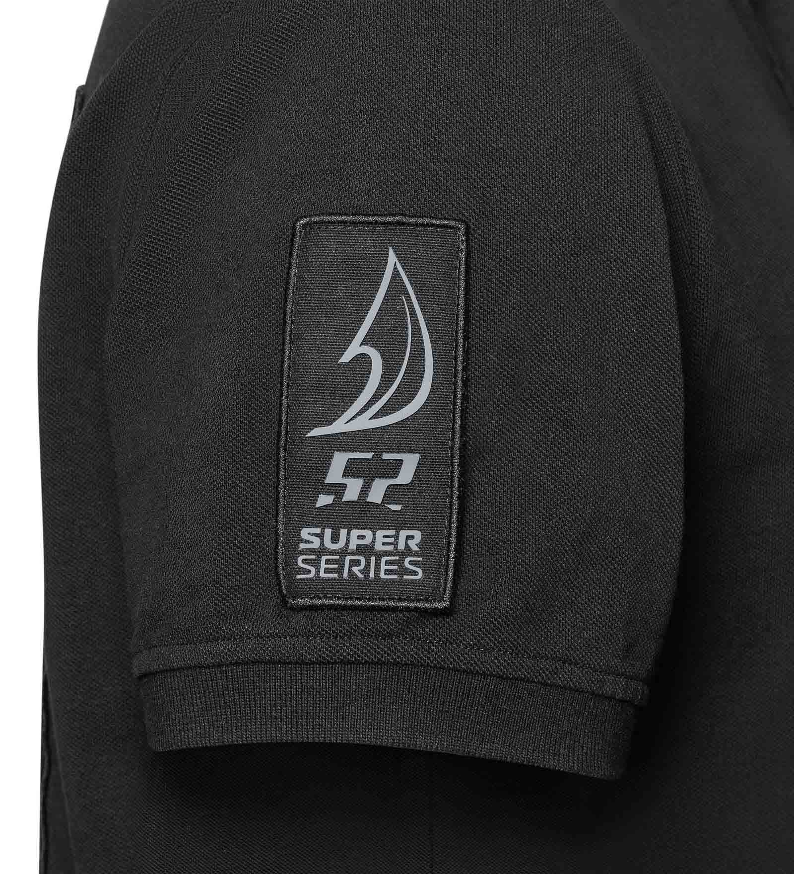52 SUPER SERIES embroidery on polo shirt