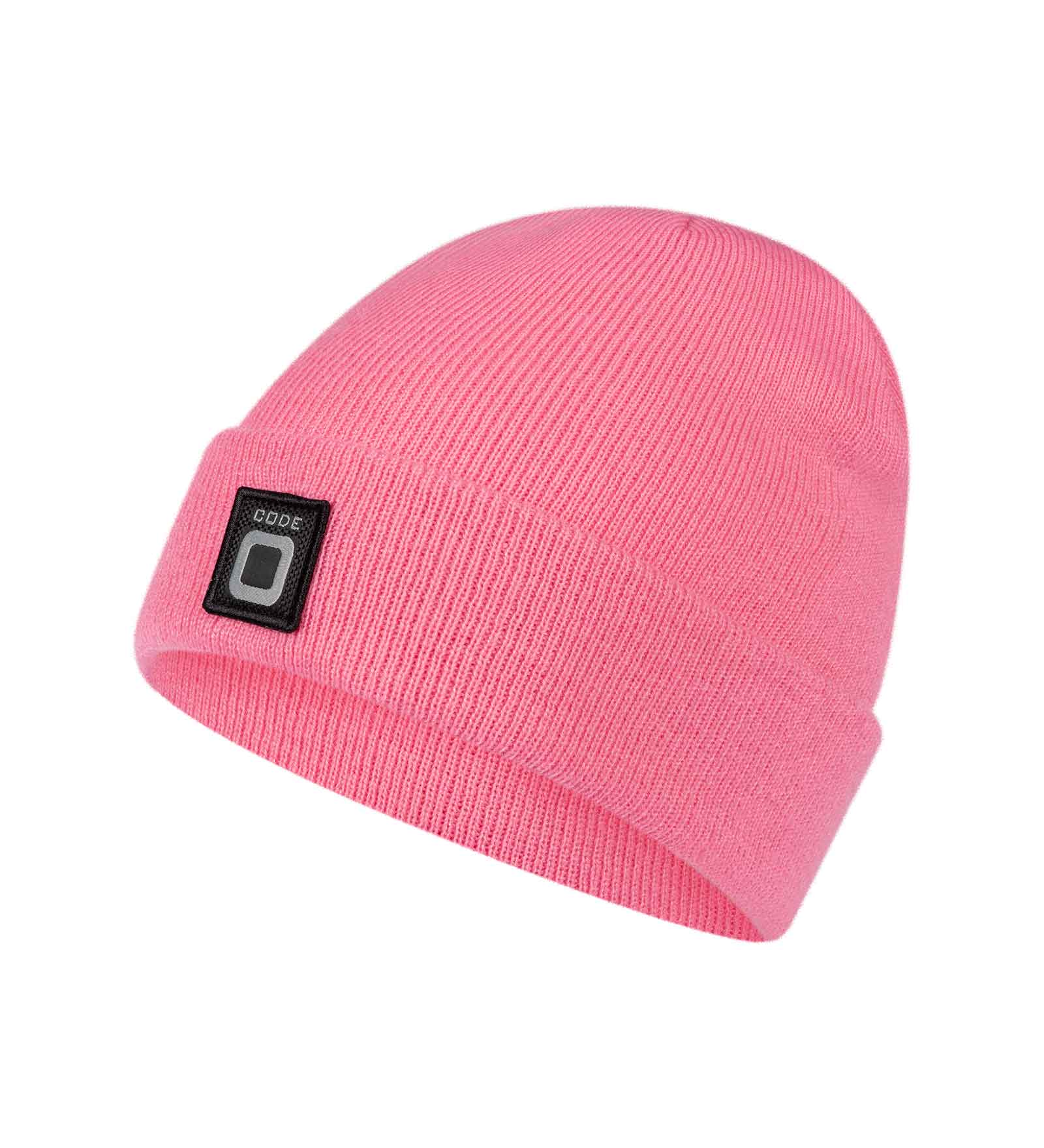Knitted beanie pink
