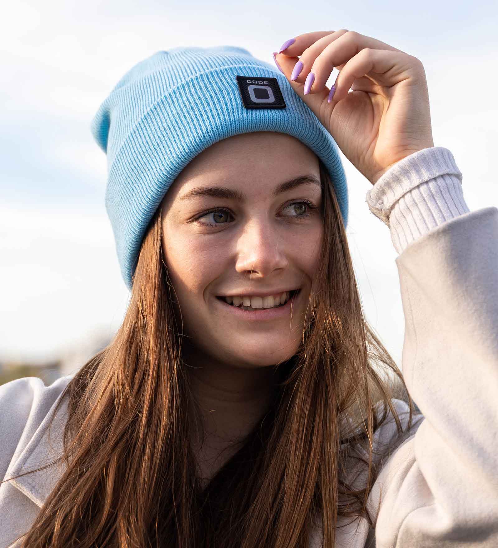 Womens Beanie light blue