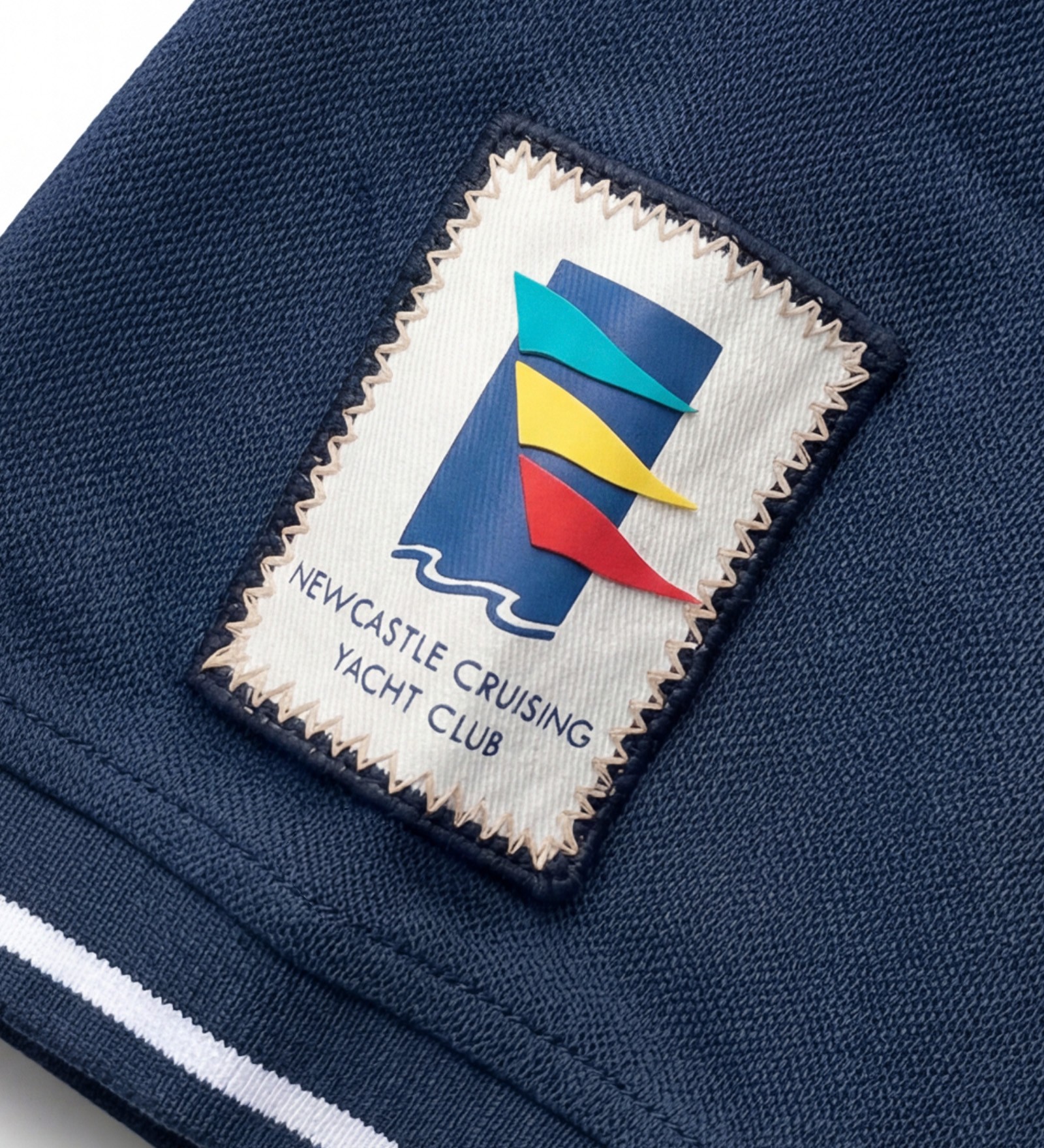 Baumwollpolo Navy für Herren