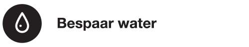 Bespaar water