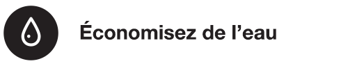 Économisez de l’eau