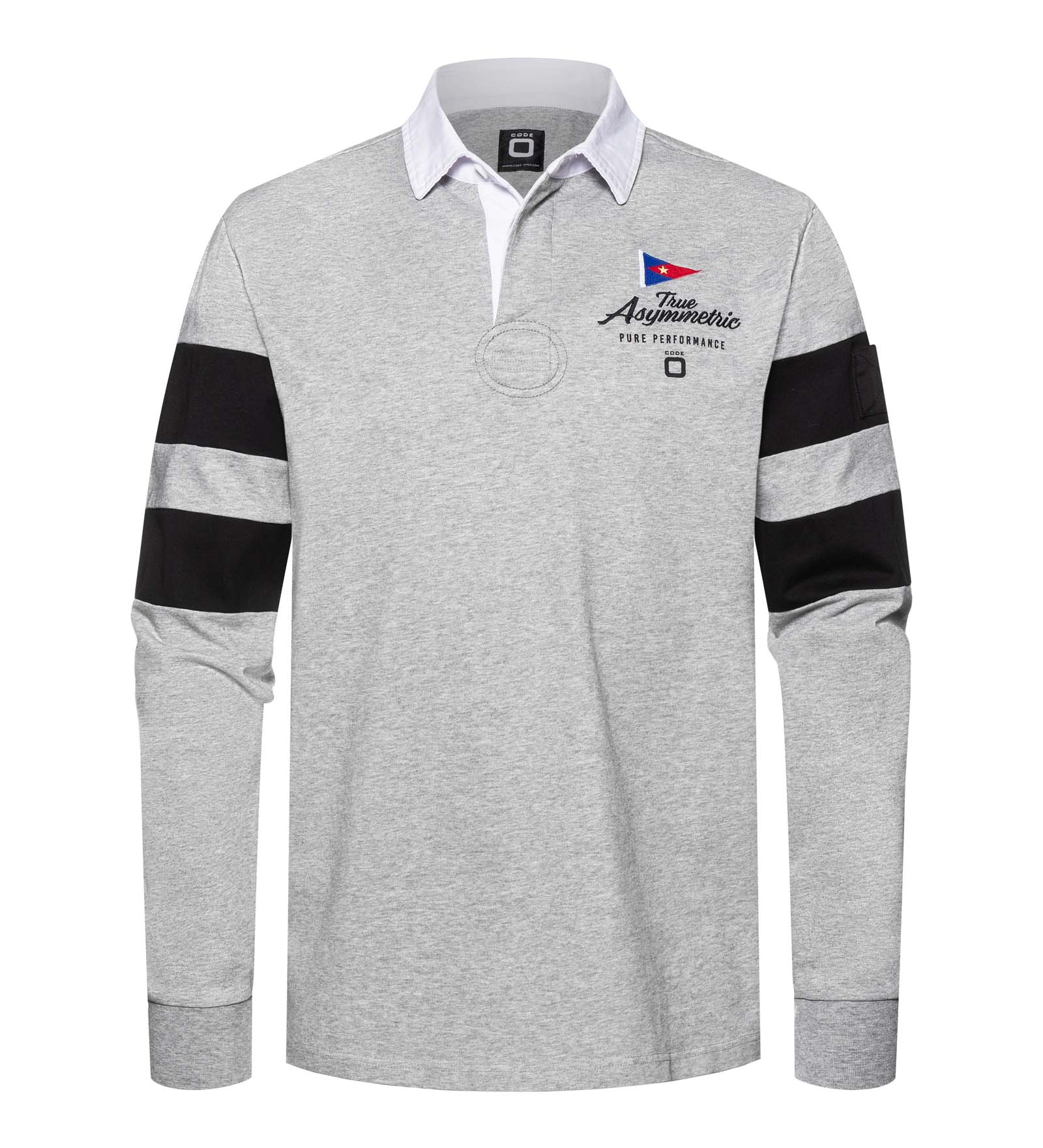 Rugby Polo Shirt Grey for Men 