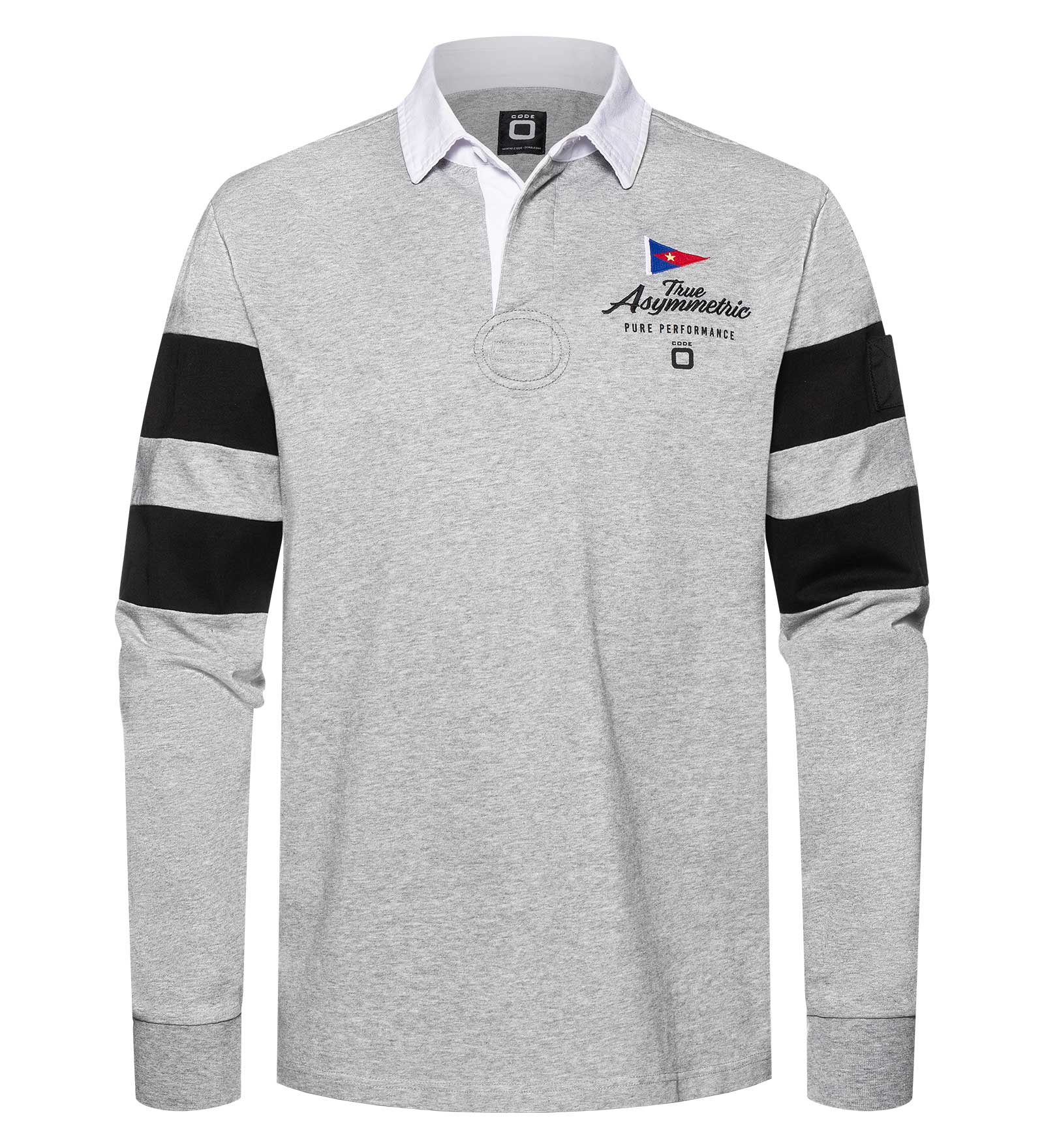 Rugby Polo Shirt Grey for Men 