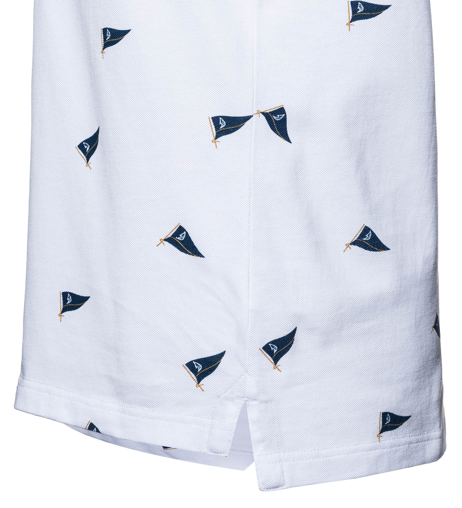 Polo coton Blanc pour Hommes 