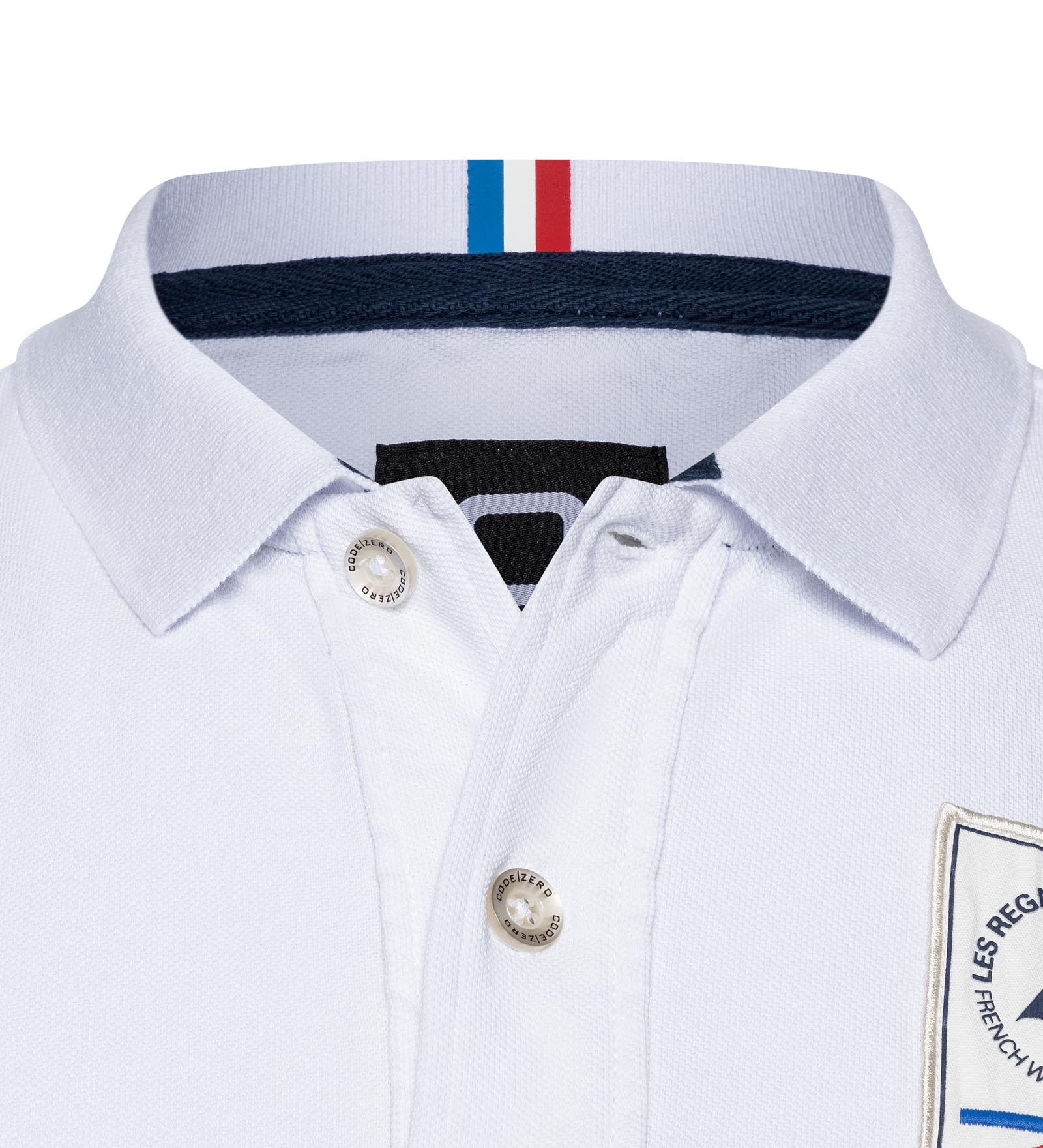 Baumwoll-Poloshirt Weiß für Herren 