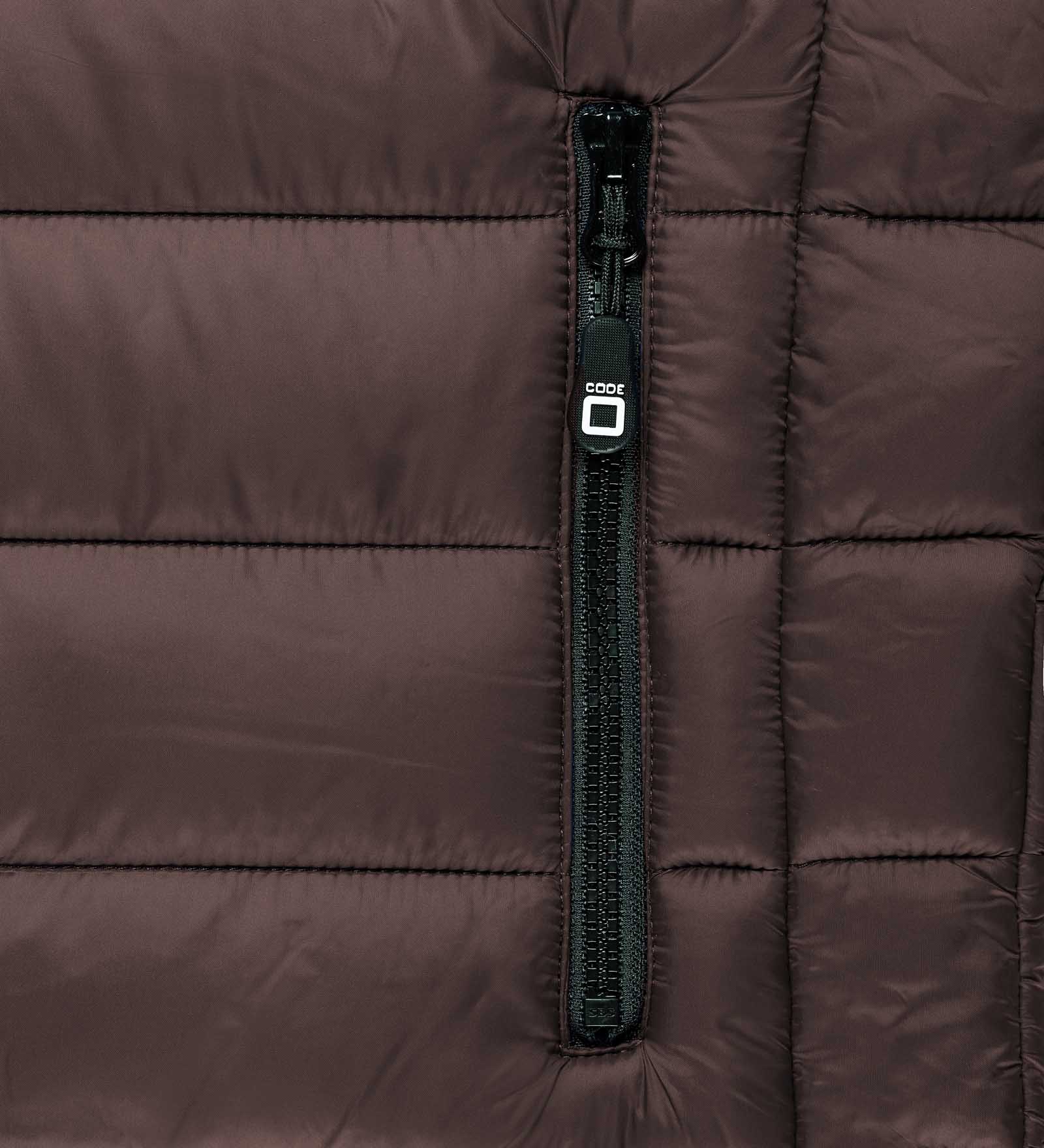 Gilet trapuntato Marrone da Uomo 