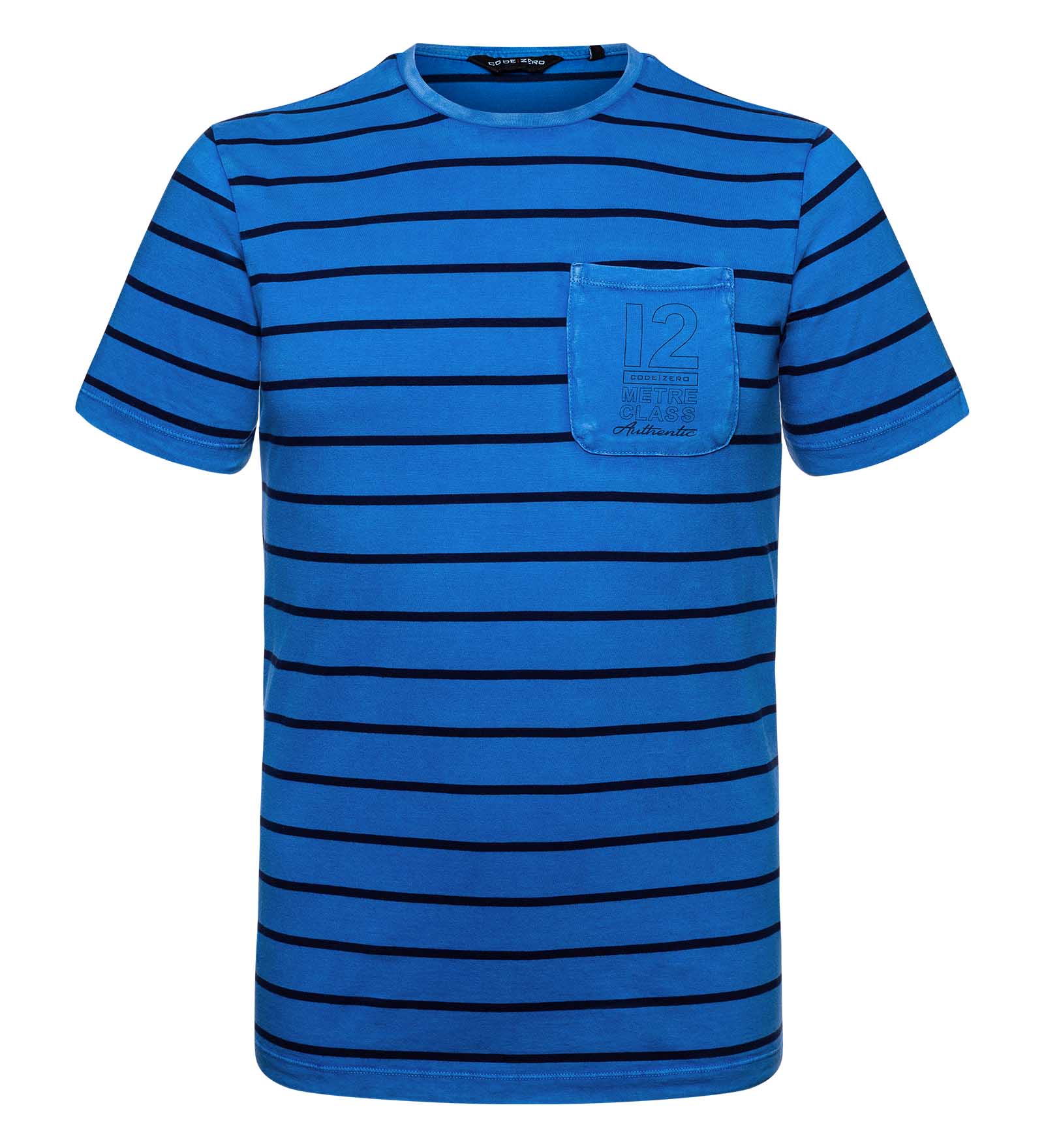T-Shirt Heren 12M Waterline Stripe