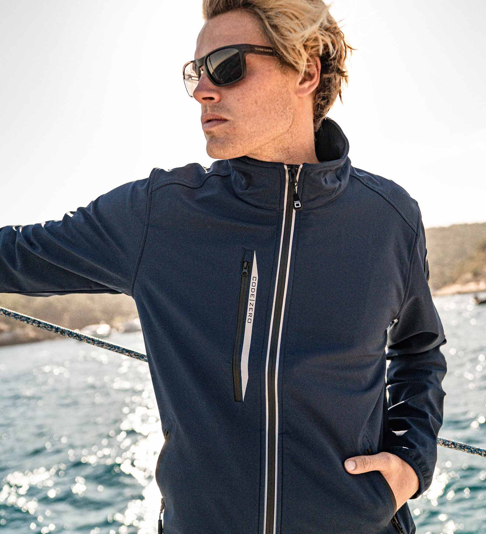 Softshell Jacket Marine voor Heren 