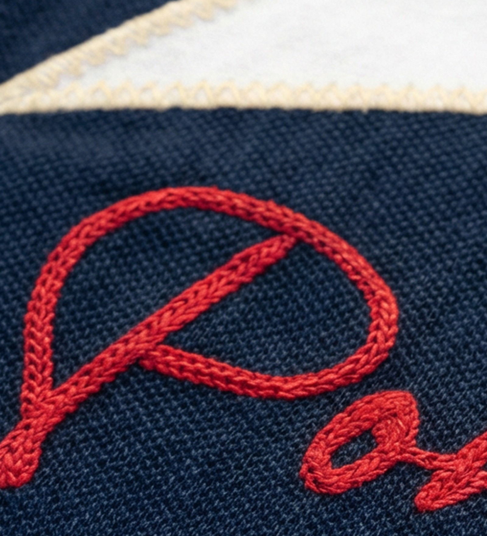 Baumwollpolo Navy für Herren