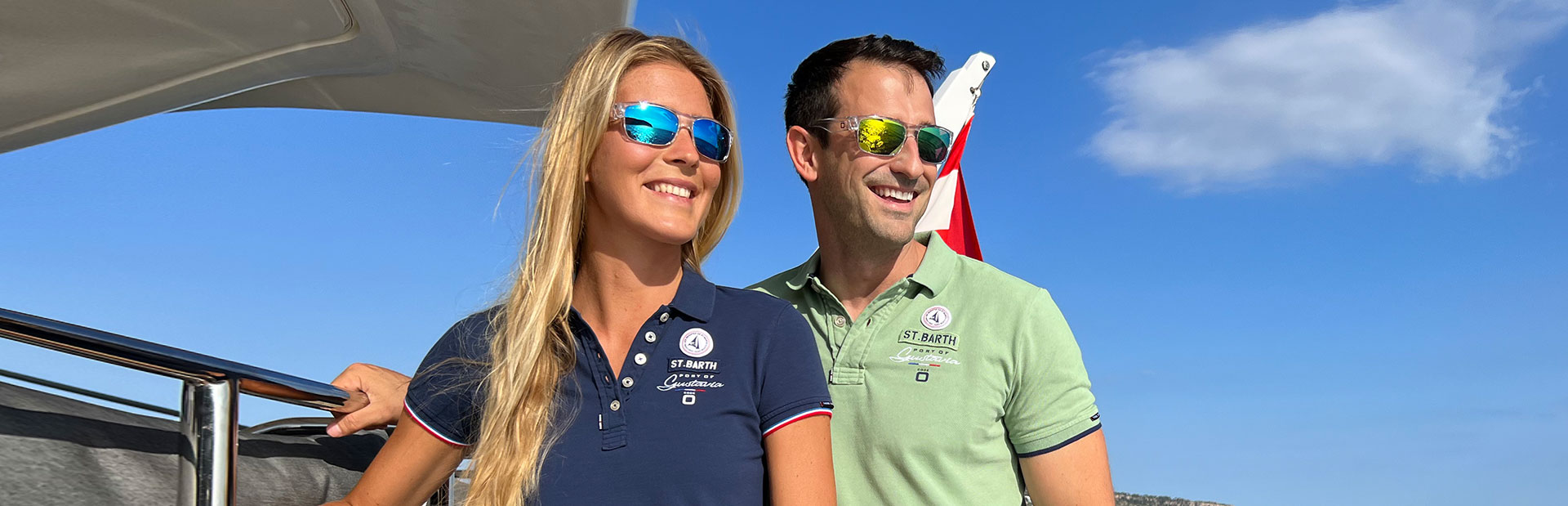 Men's polo shirts and women's polo shirts