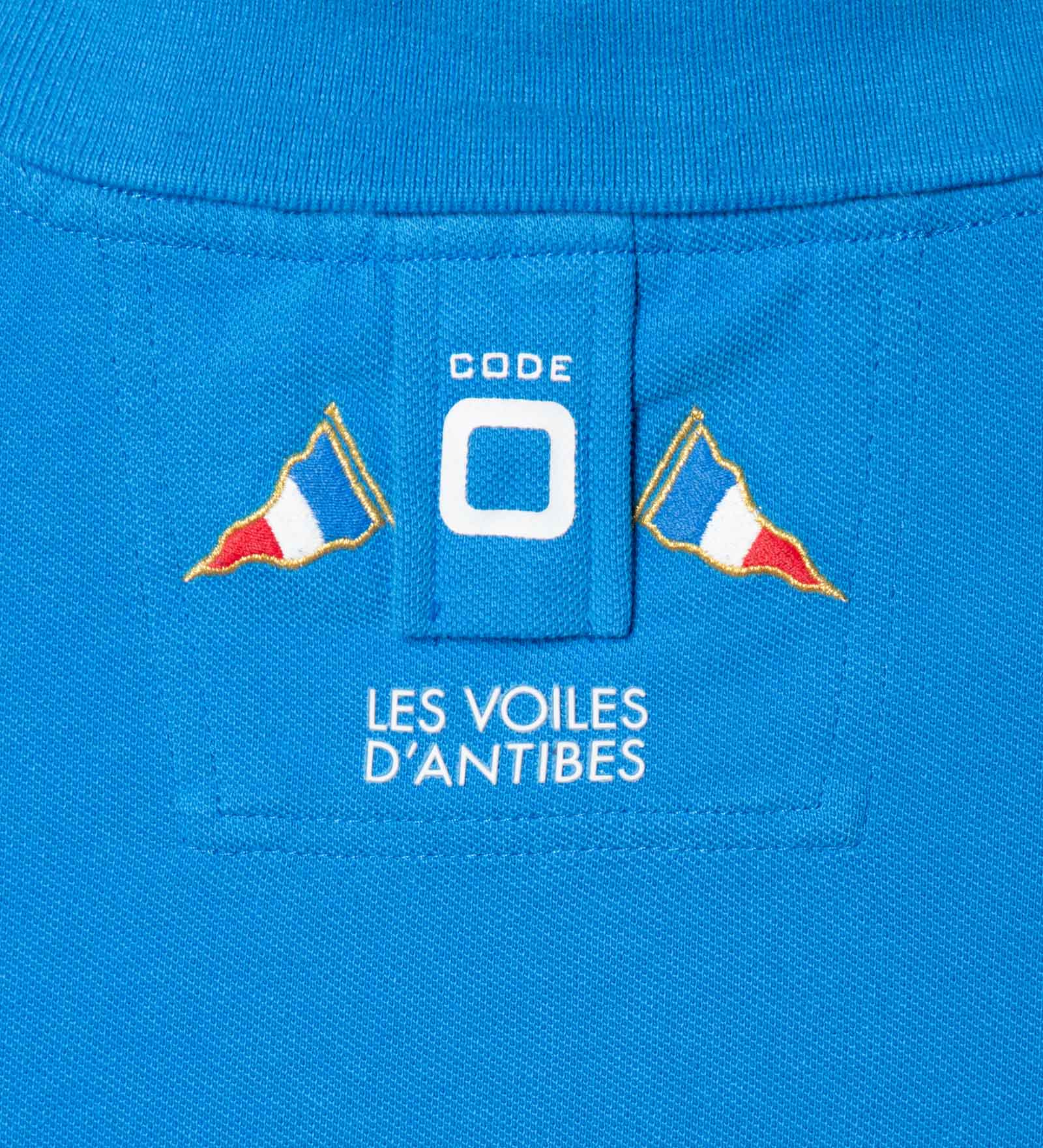 Baumwollpolo Blau für Herren 